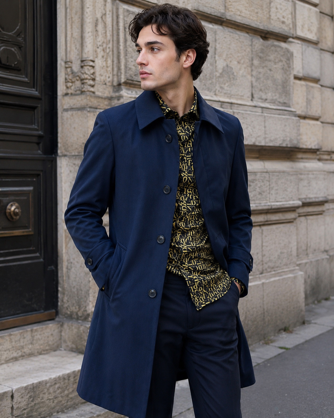 Cappotto S.BUTLER - Blue Powder