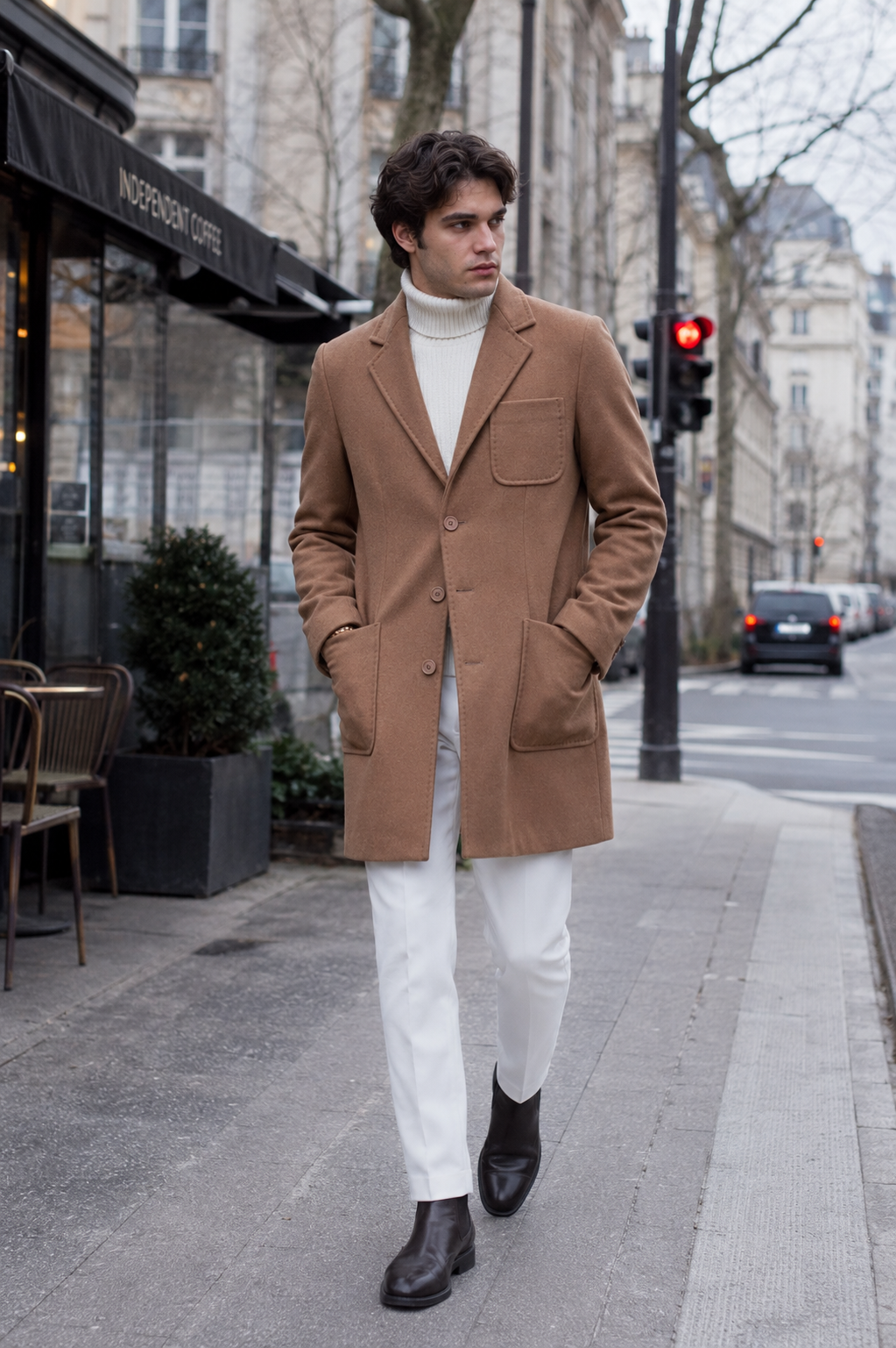 Cappotto GOSLING - Dark Beige