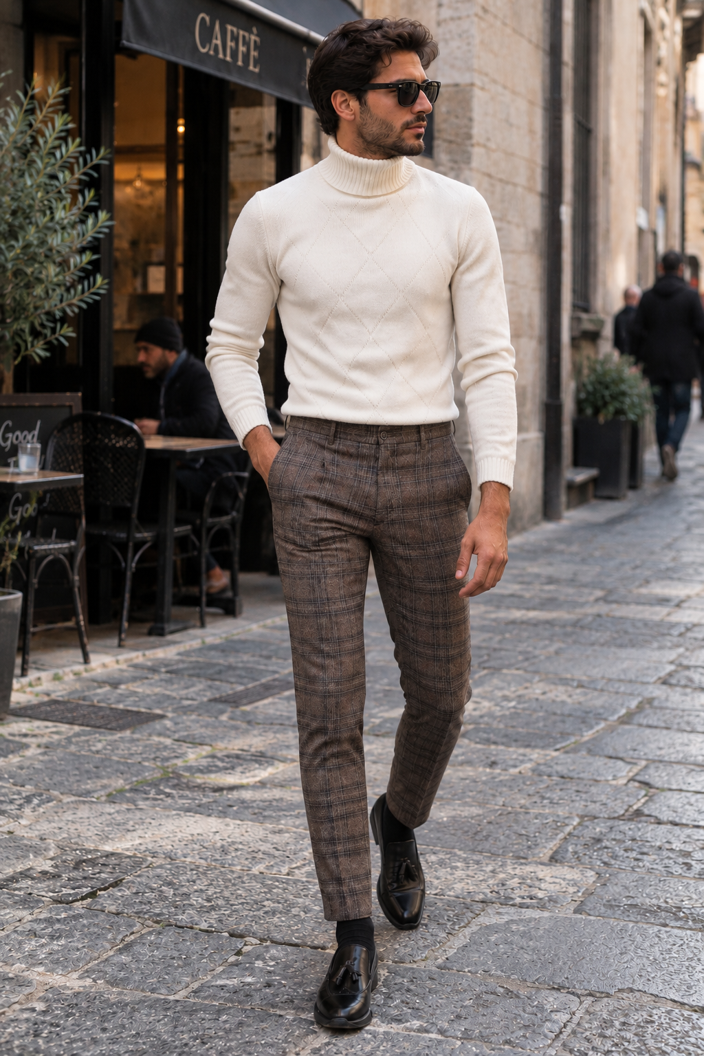 Pantalone TIMBERLAKE - Gray Square Red Line