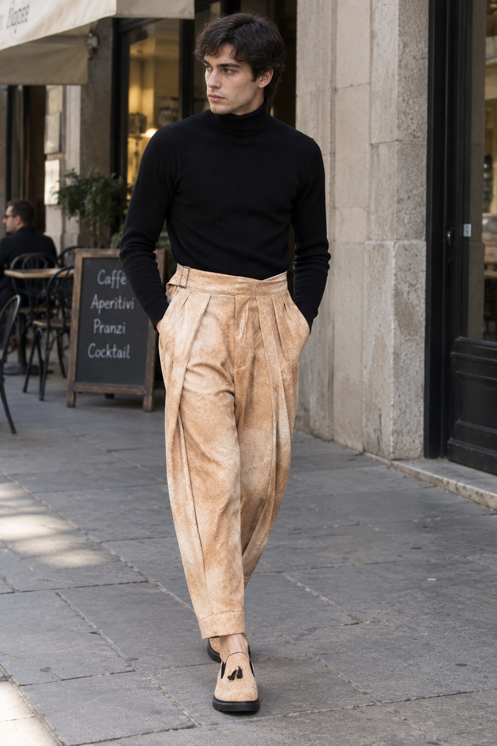 Pantalone SHAGGY - Beige Washed