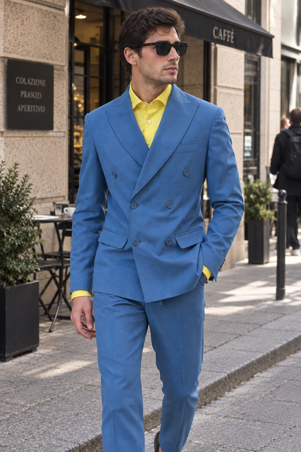Giacca 4 BOWIE - Sky Blue