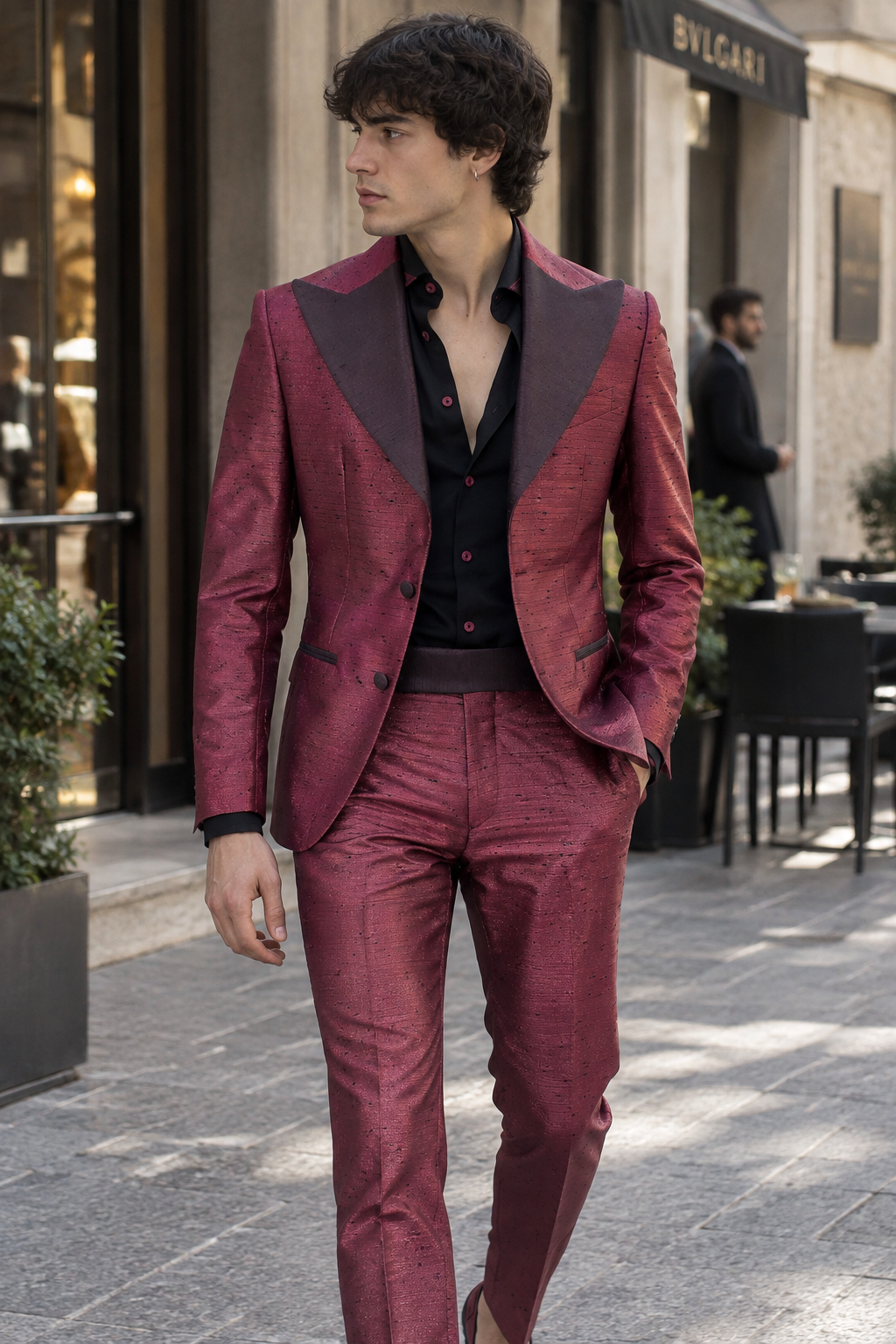 Chaqueta ELTON JOHN - Burdeos Chant