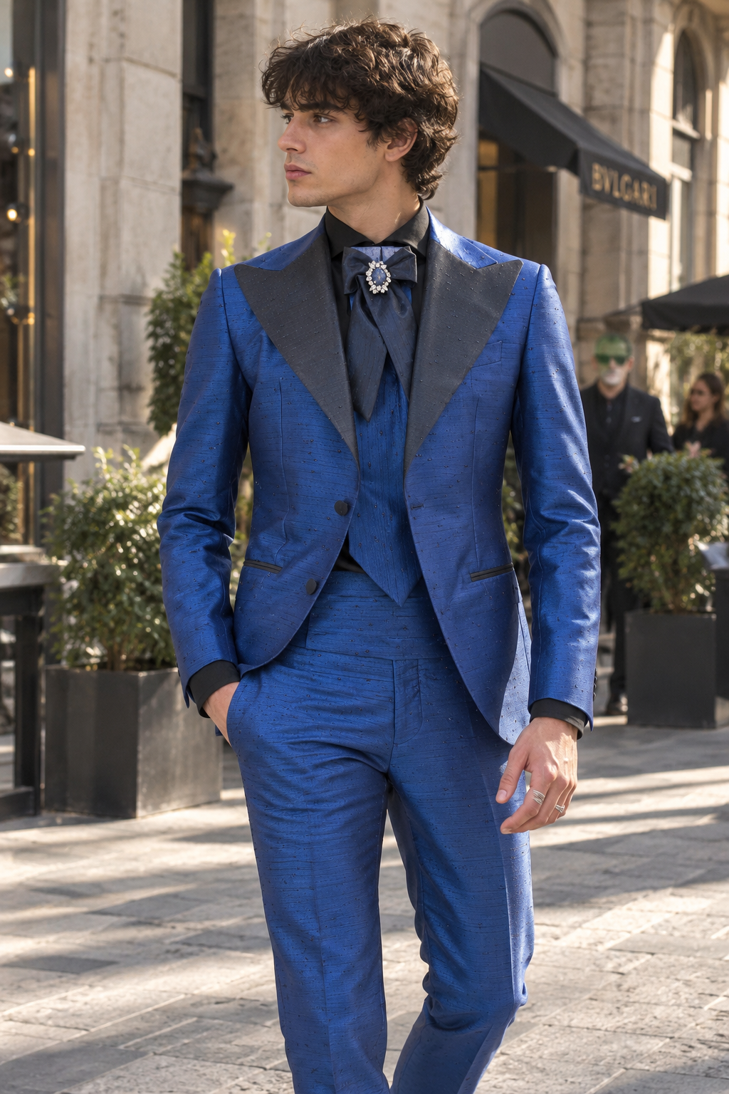 Chaqueta ELTON JOHN - Canto azul