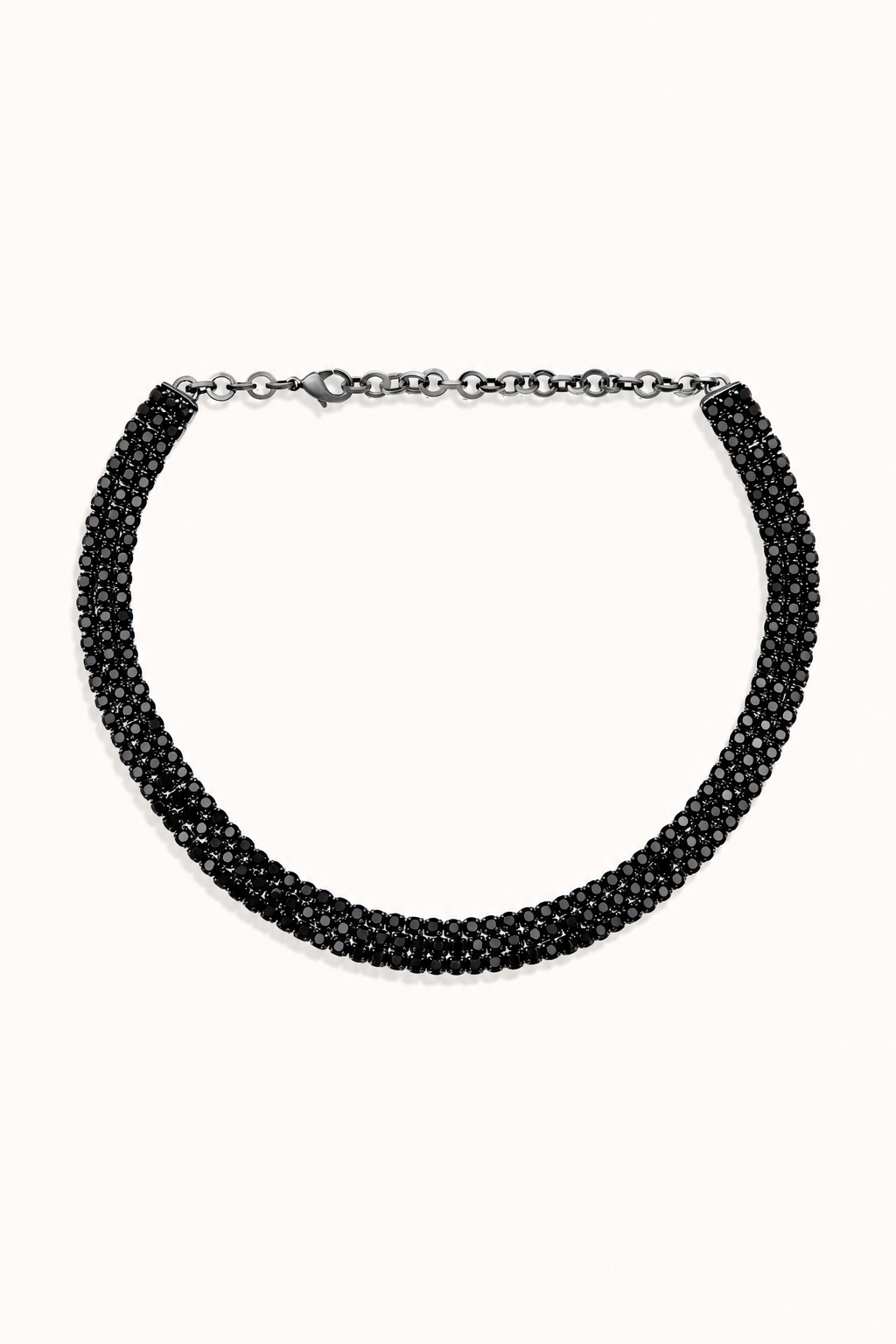 Collier Black Swarovski