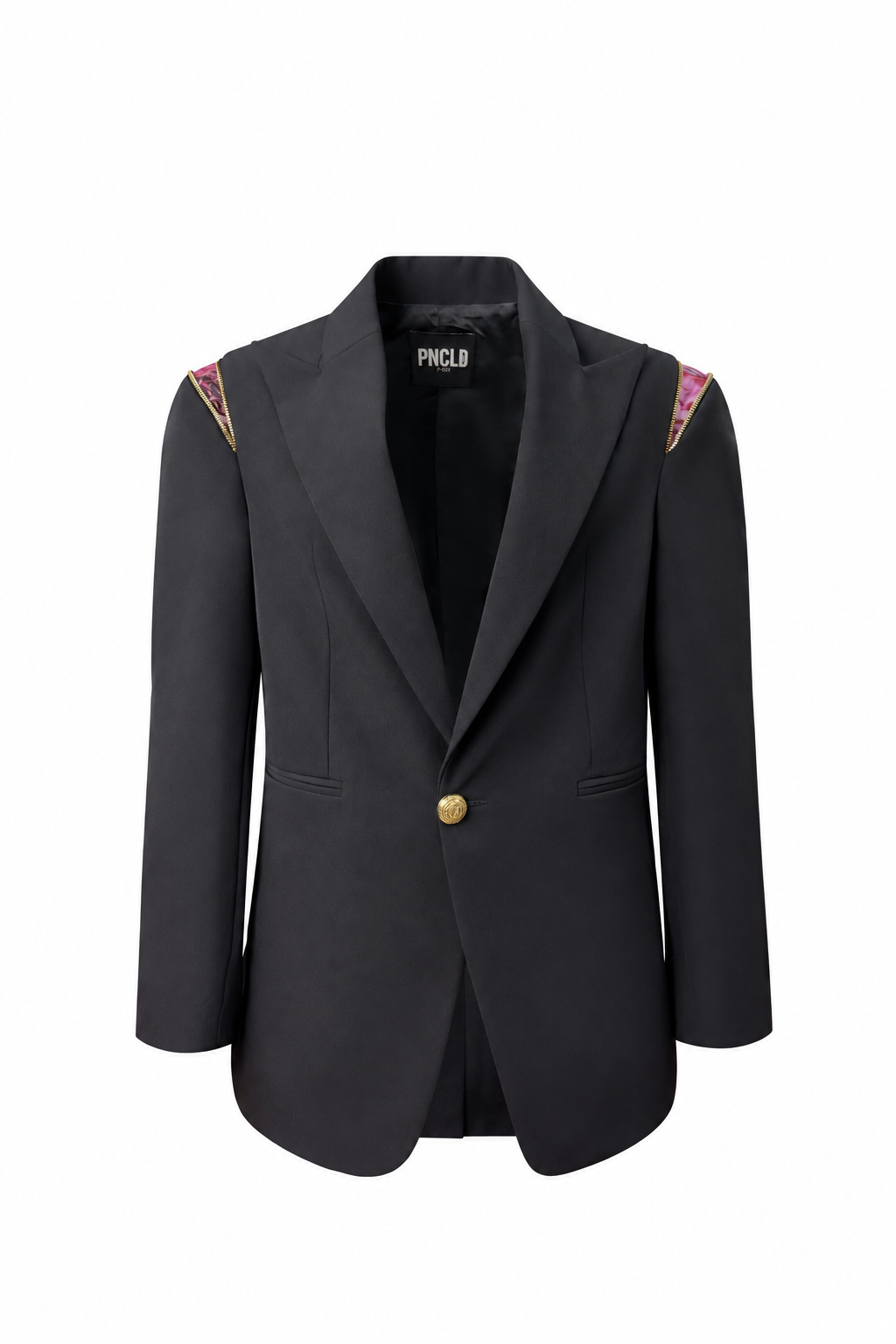 Giacca Lancia noire avec zip