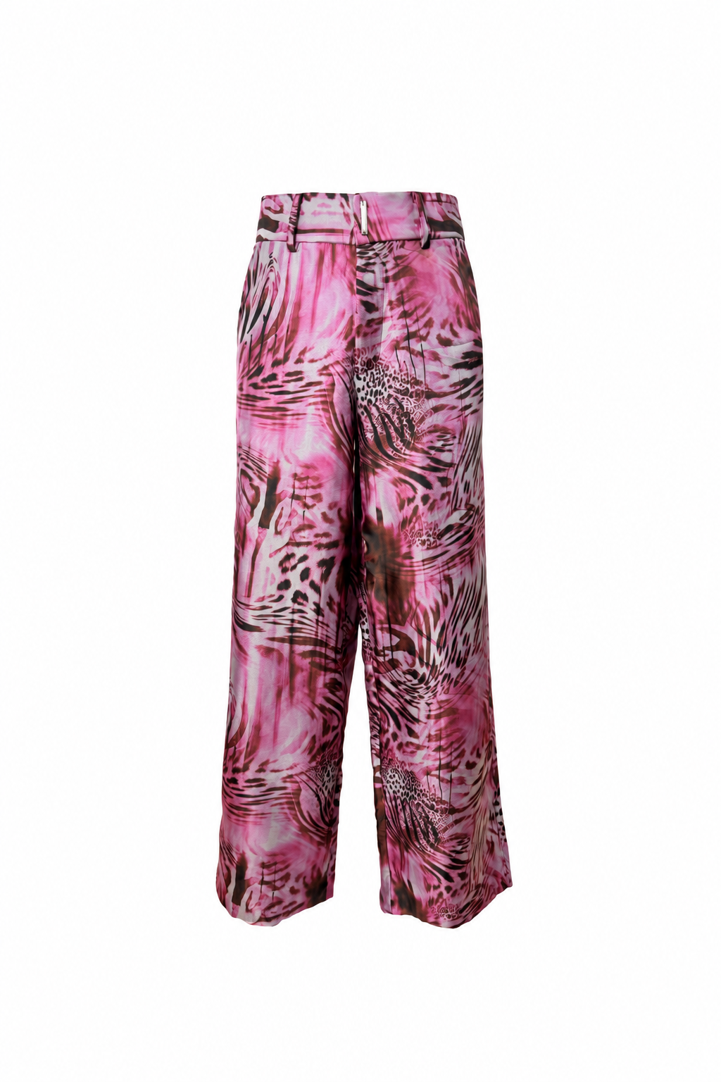 Pantalon Palazzo Animalier Rosa