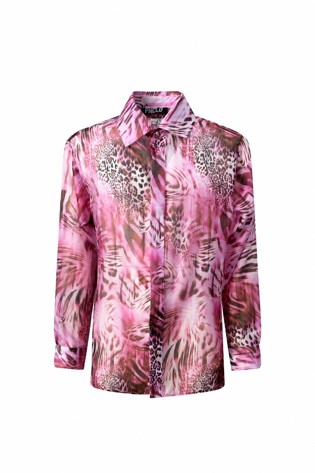 Regular Pink Animal Print Shirt
