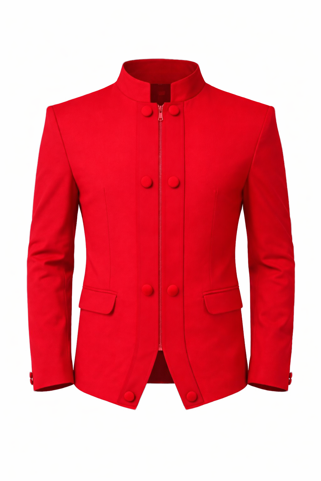 Jacke GENESIS - Rot/Rote Breite Streifen