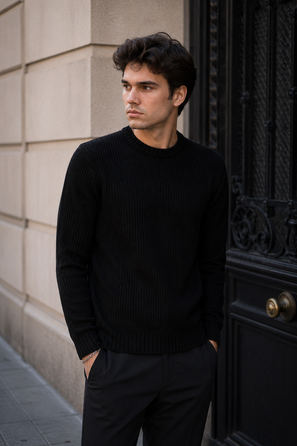 Maglione Girocollo ROLLING STONES - Black