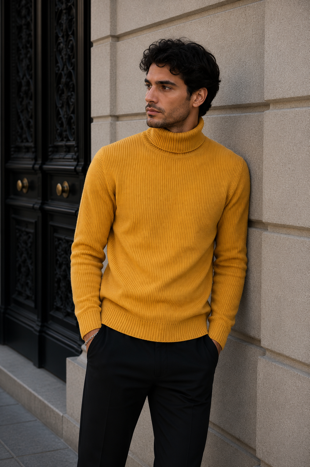 Pullover STING - Senf