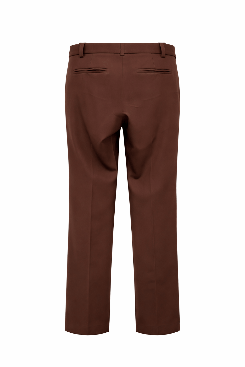Pantalone Regolare Marrone Banda Raso