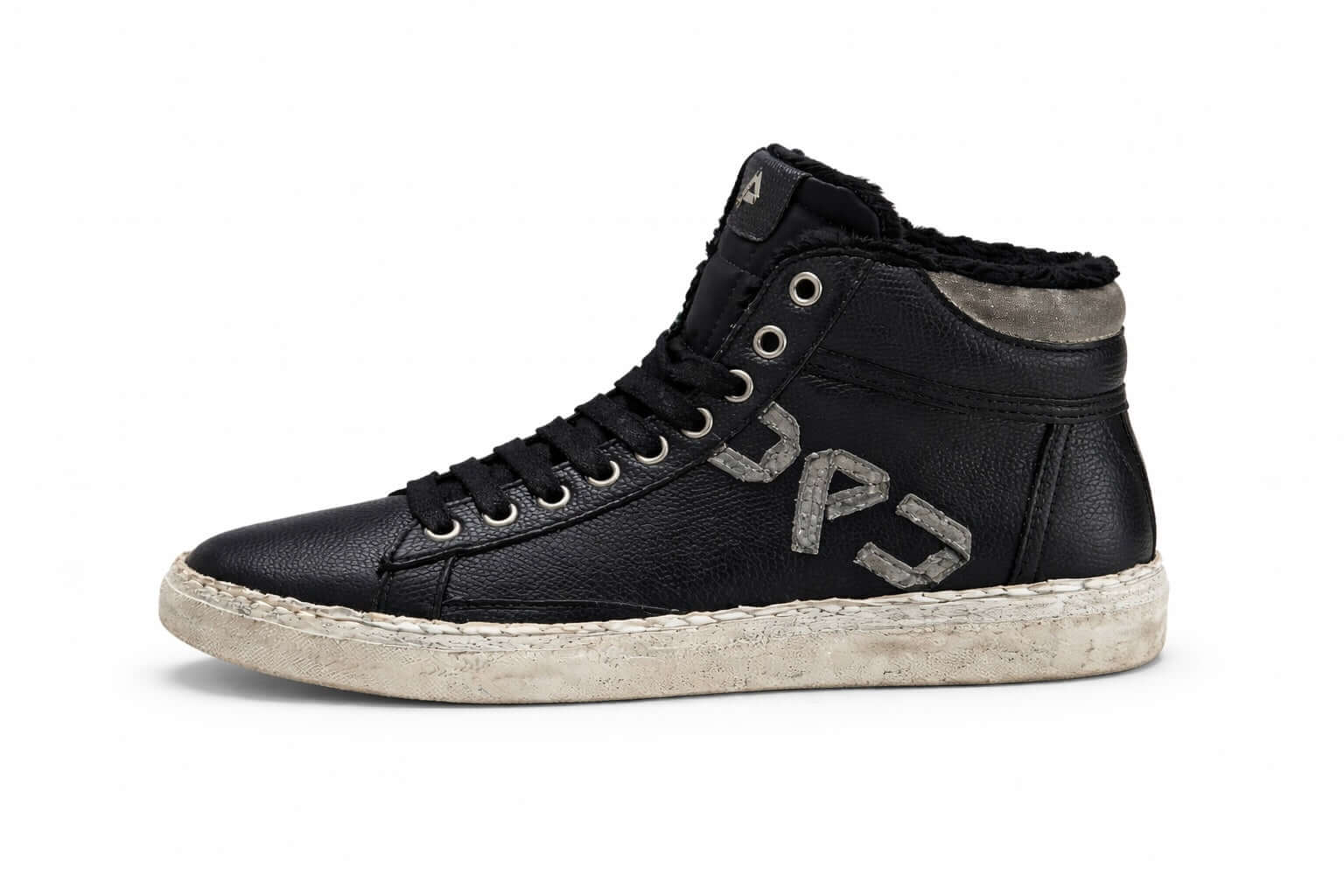 Side view of black Cycle shoe