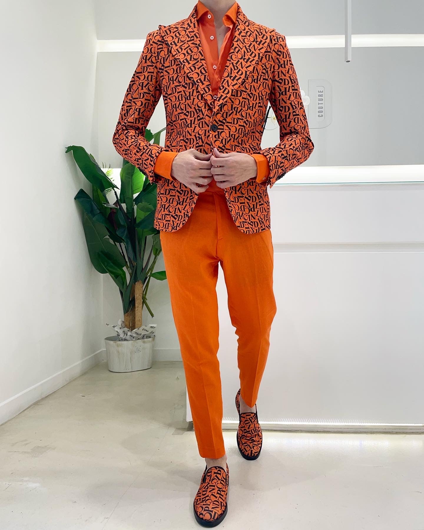 Veste ELTON JOHN - Logo PNCLD Orange