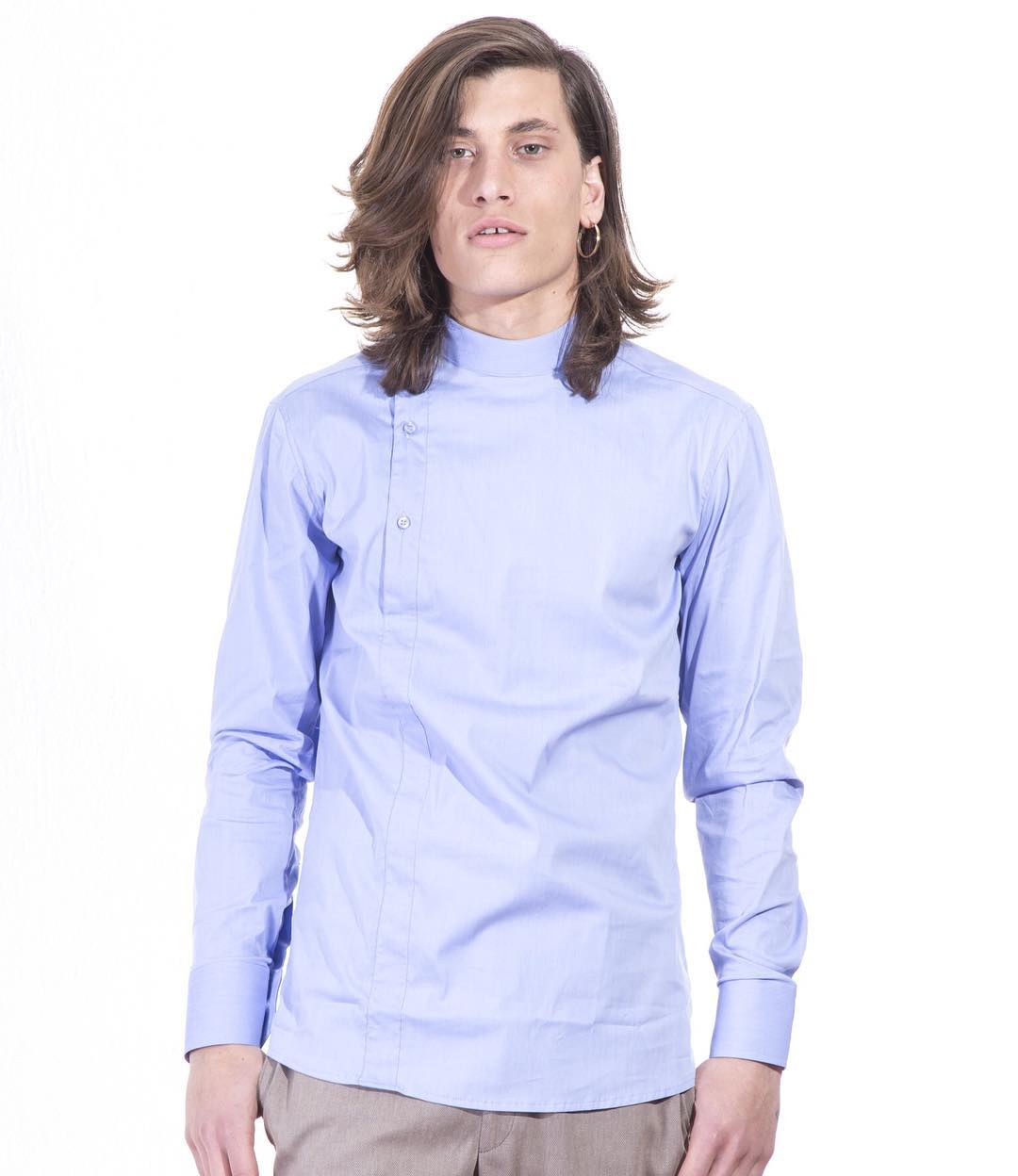 Chemise Barbier Bleu Ciel