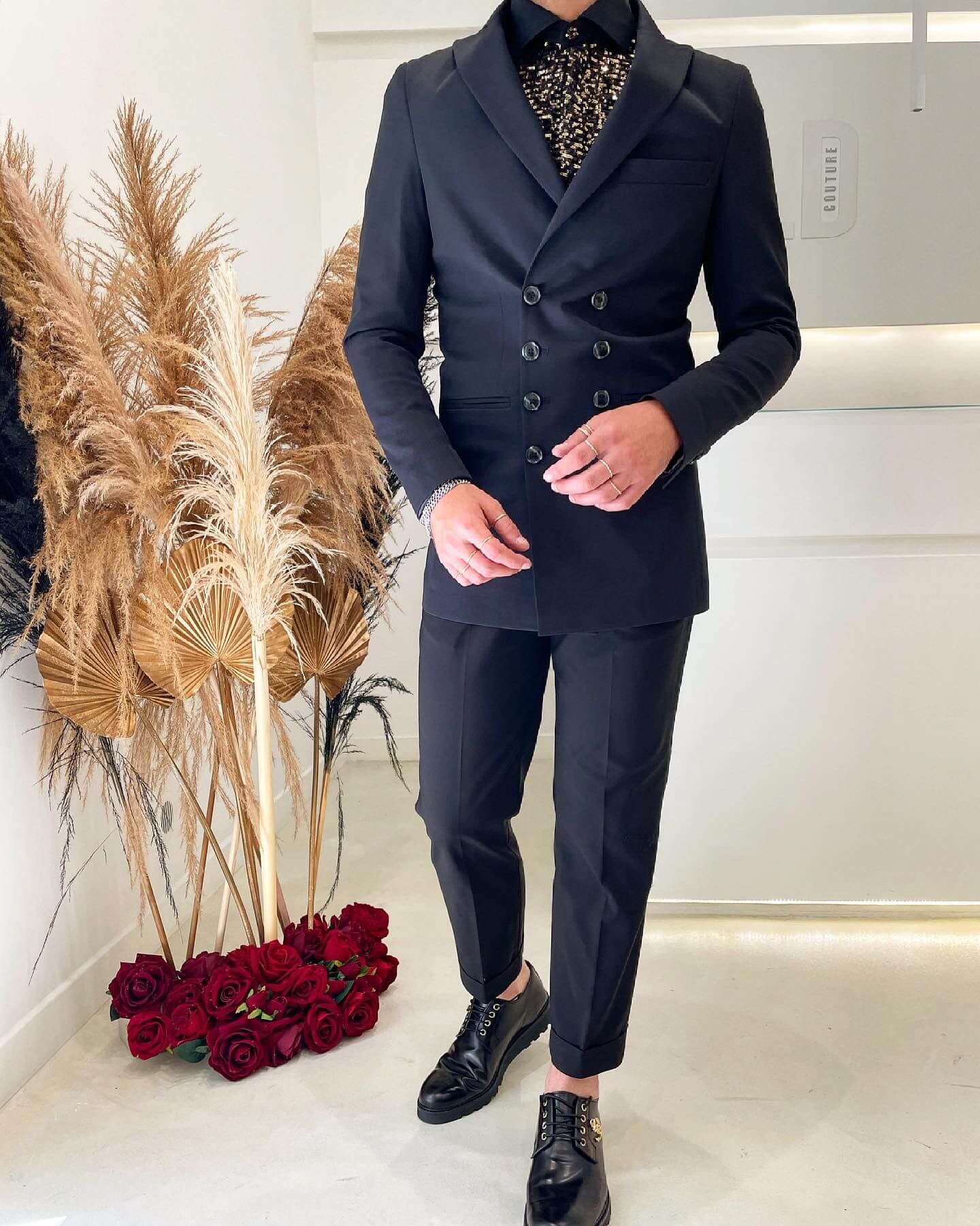 Giacca Doppiopetto 8 Bowie - Black