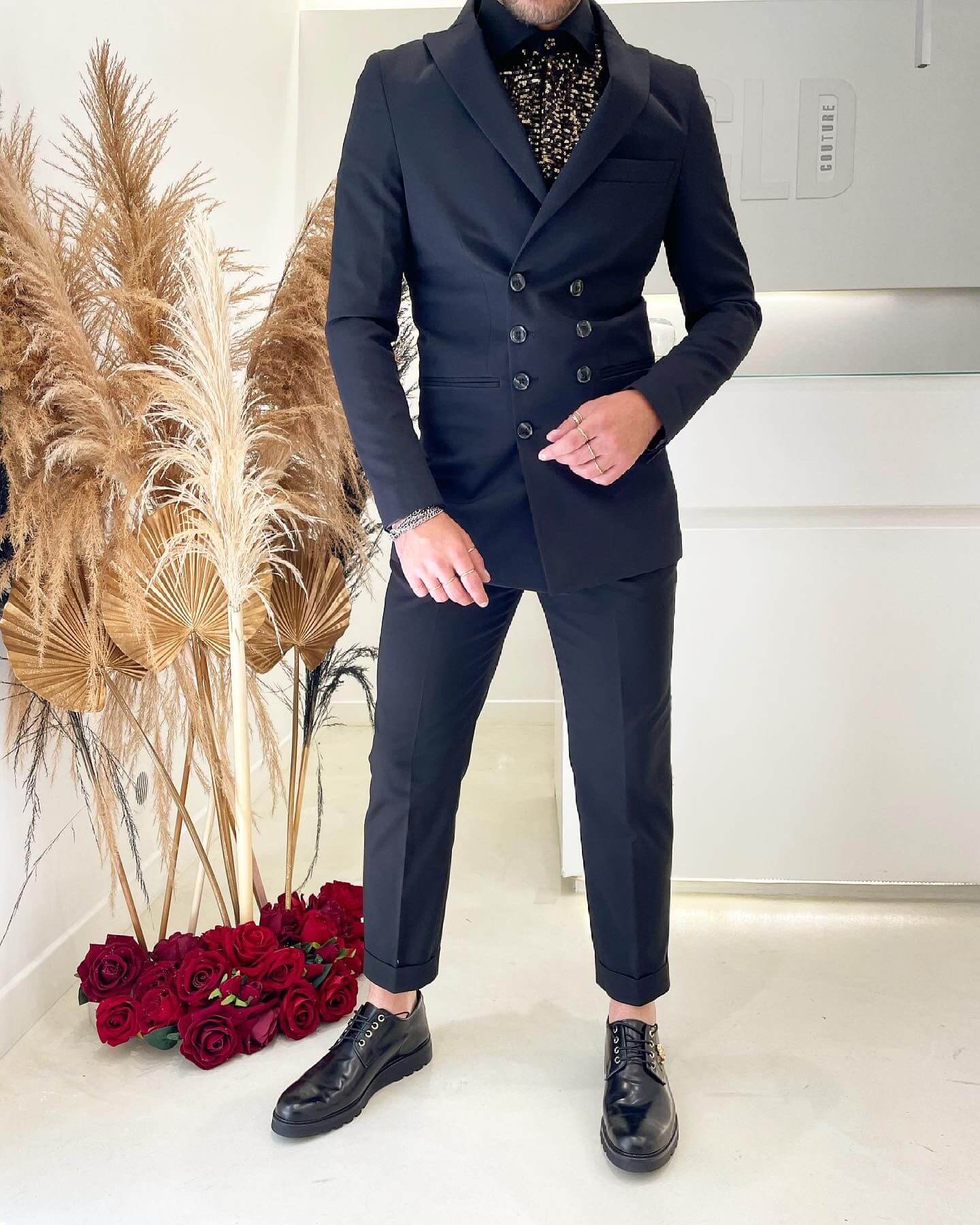 Giacca Doppiopetto 8 Bowie - Black