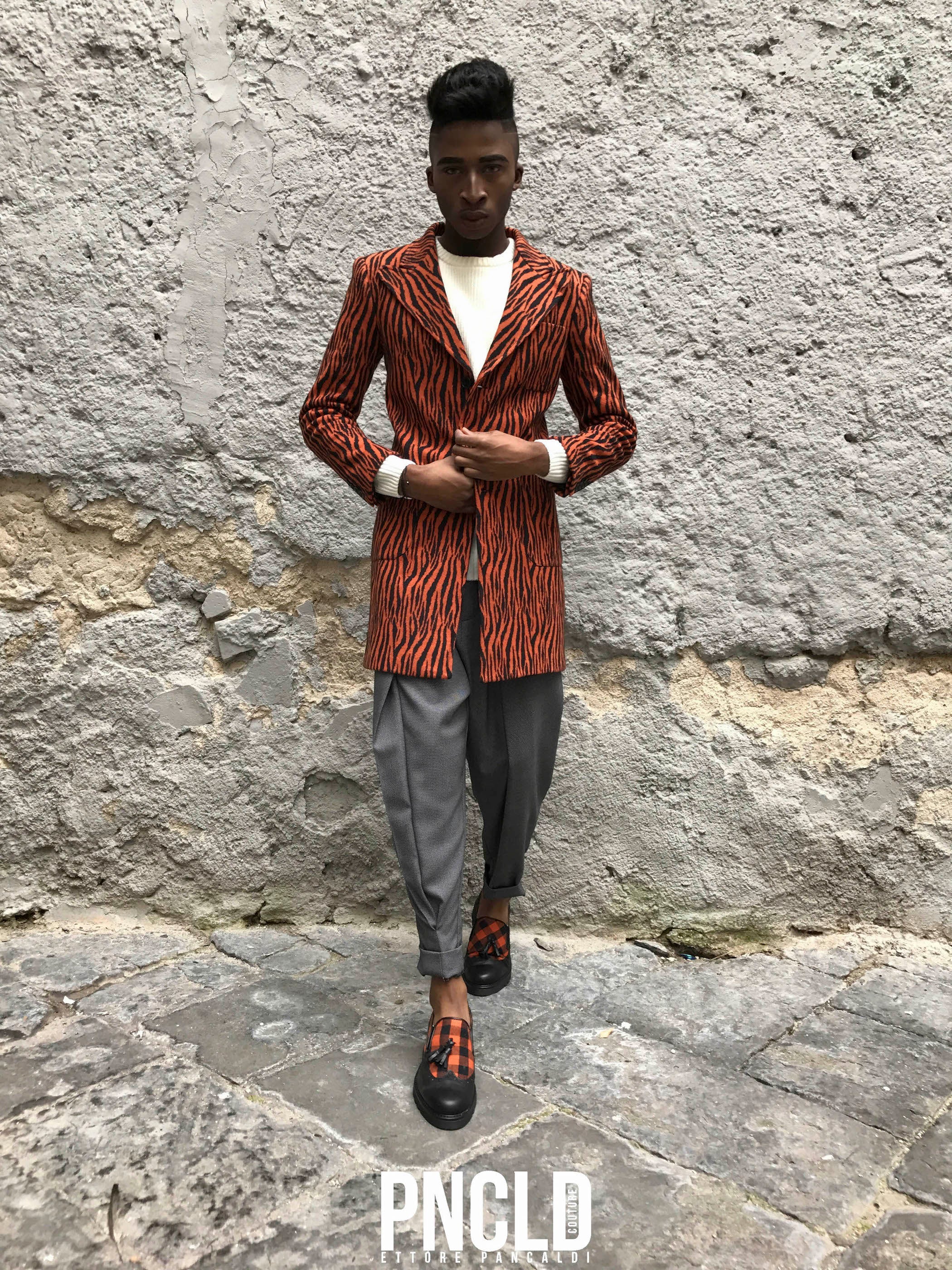 Cappotto WALKER - Orange Zebra