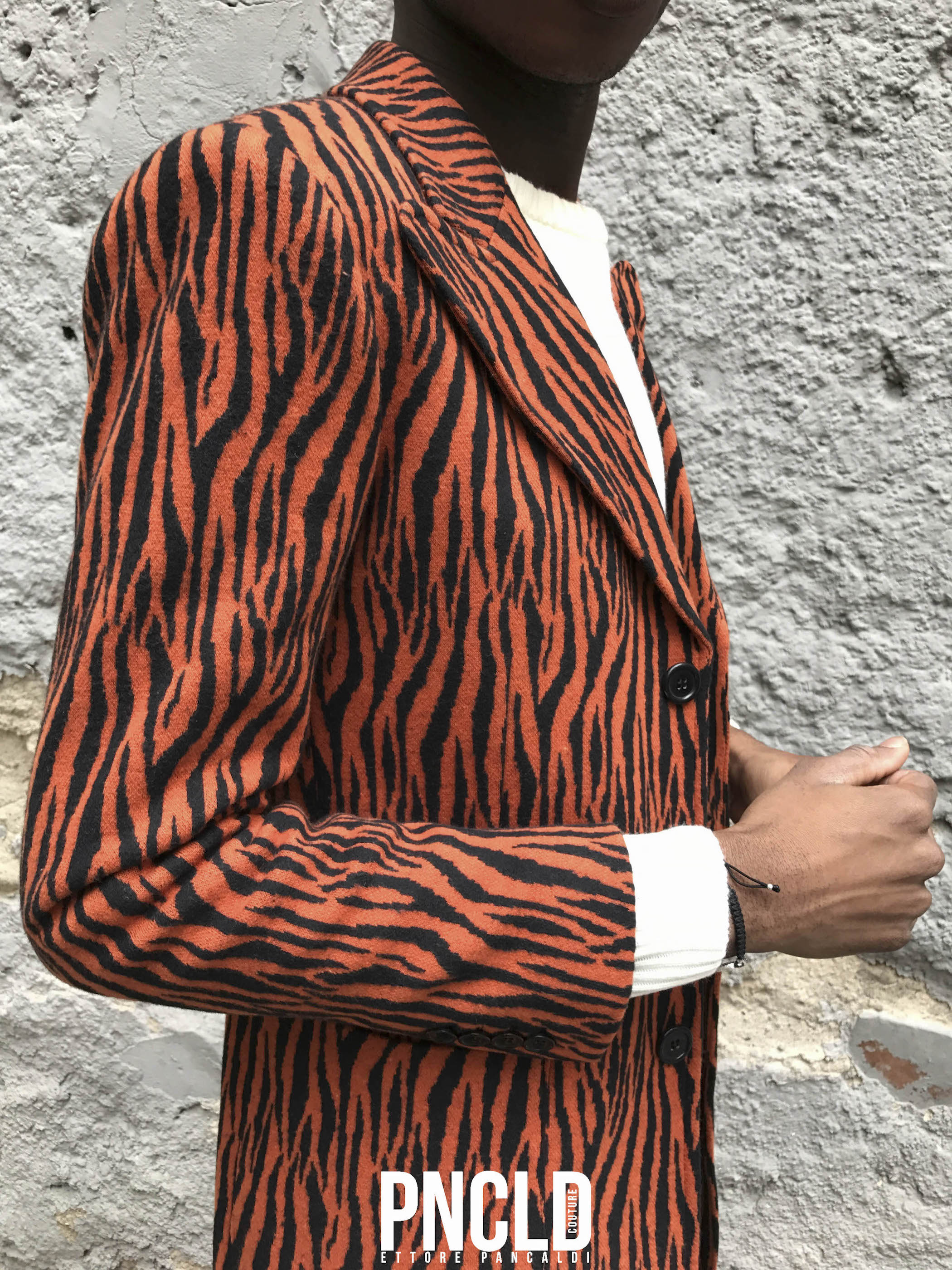 Manteau WALKER - Zèbre Orange