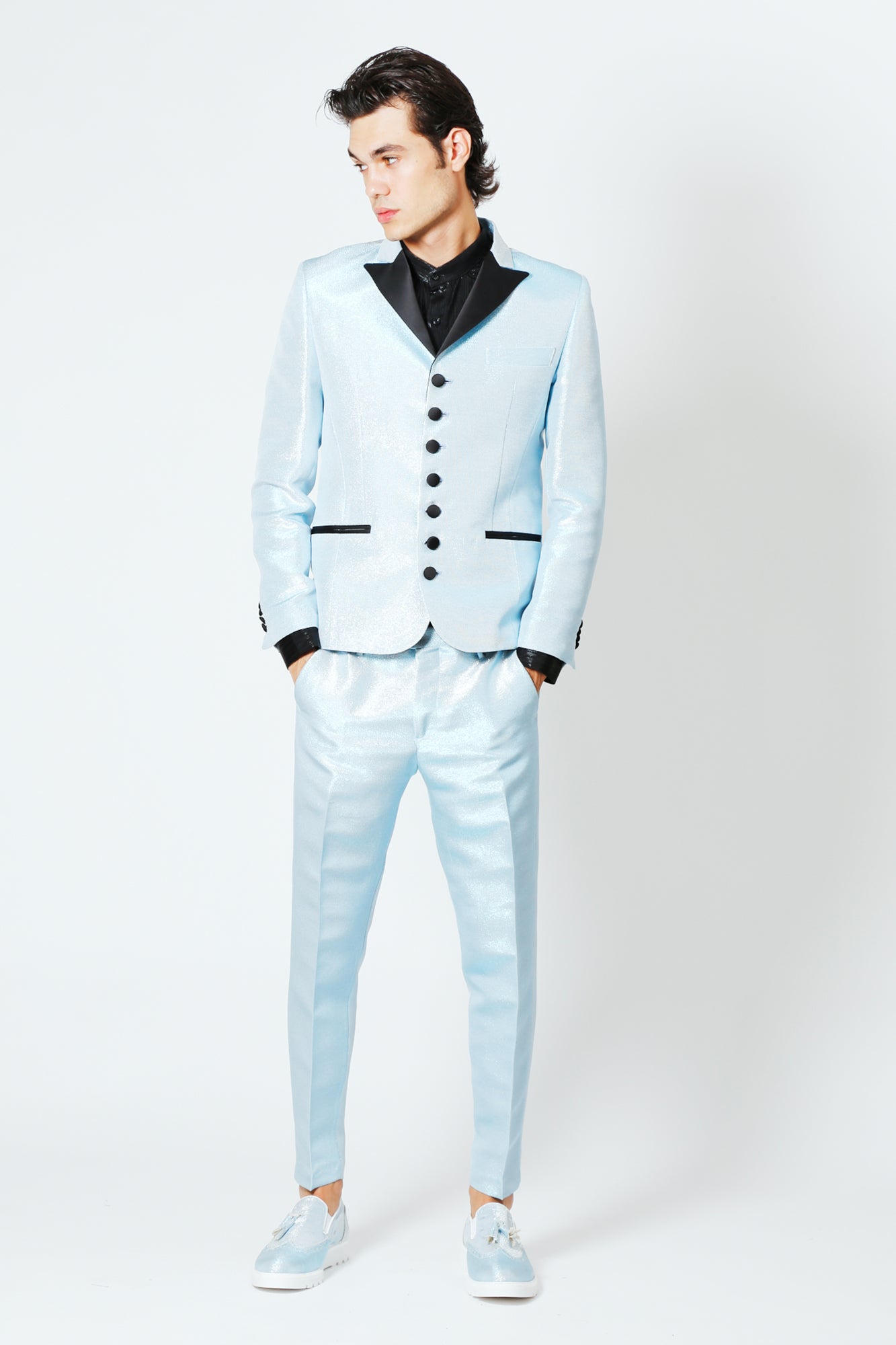 Giacca Jackson - Lightblue brillant - pncldcouture