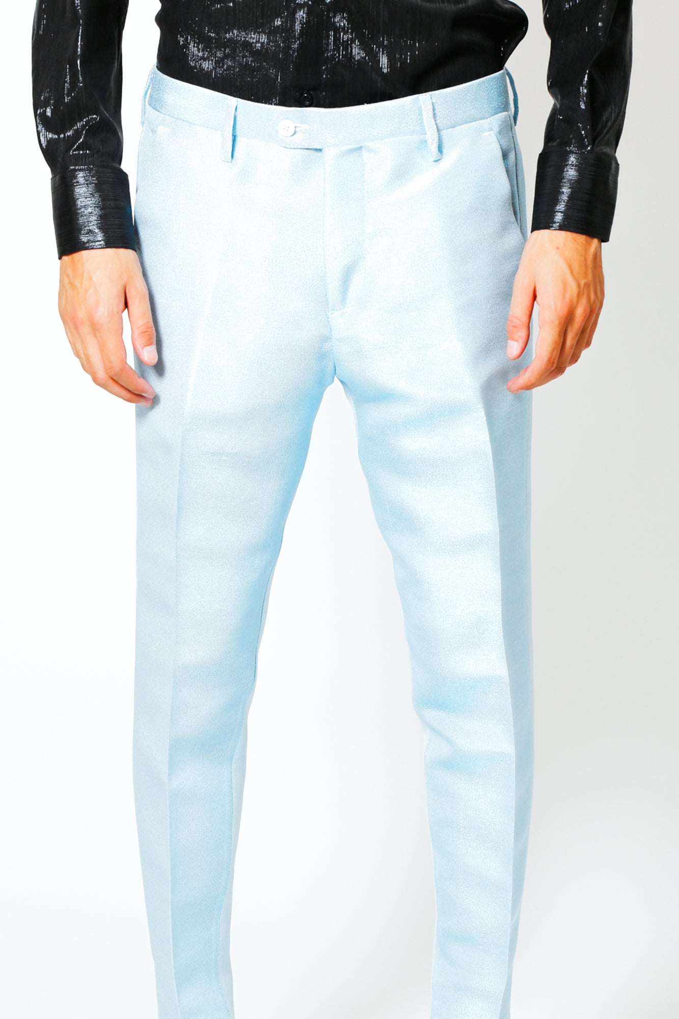 Pantalone JACKSON - Lightblue Brillant - pncldcouture