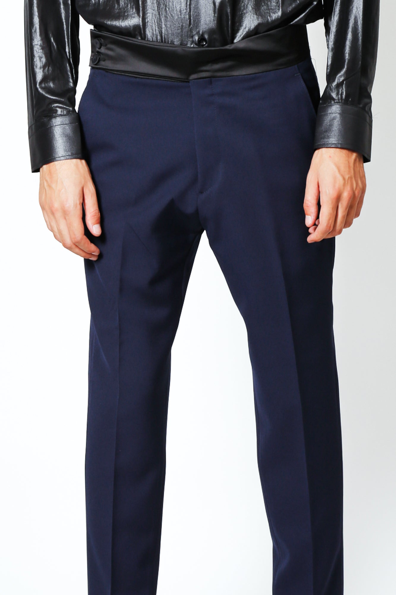 Pantalone PRINCE - Blue/Black - pncldcouture