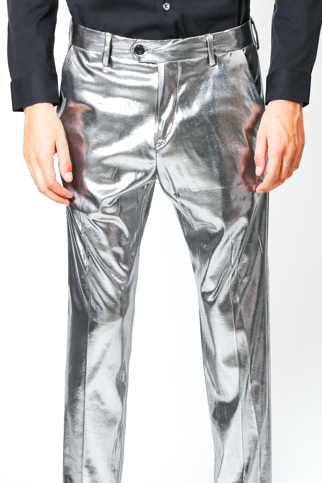 Pantalone JACKSON - Silver - pncldcouture