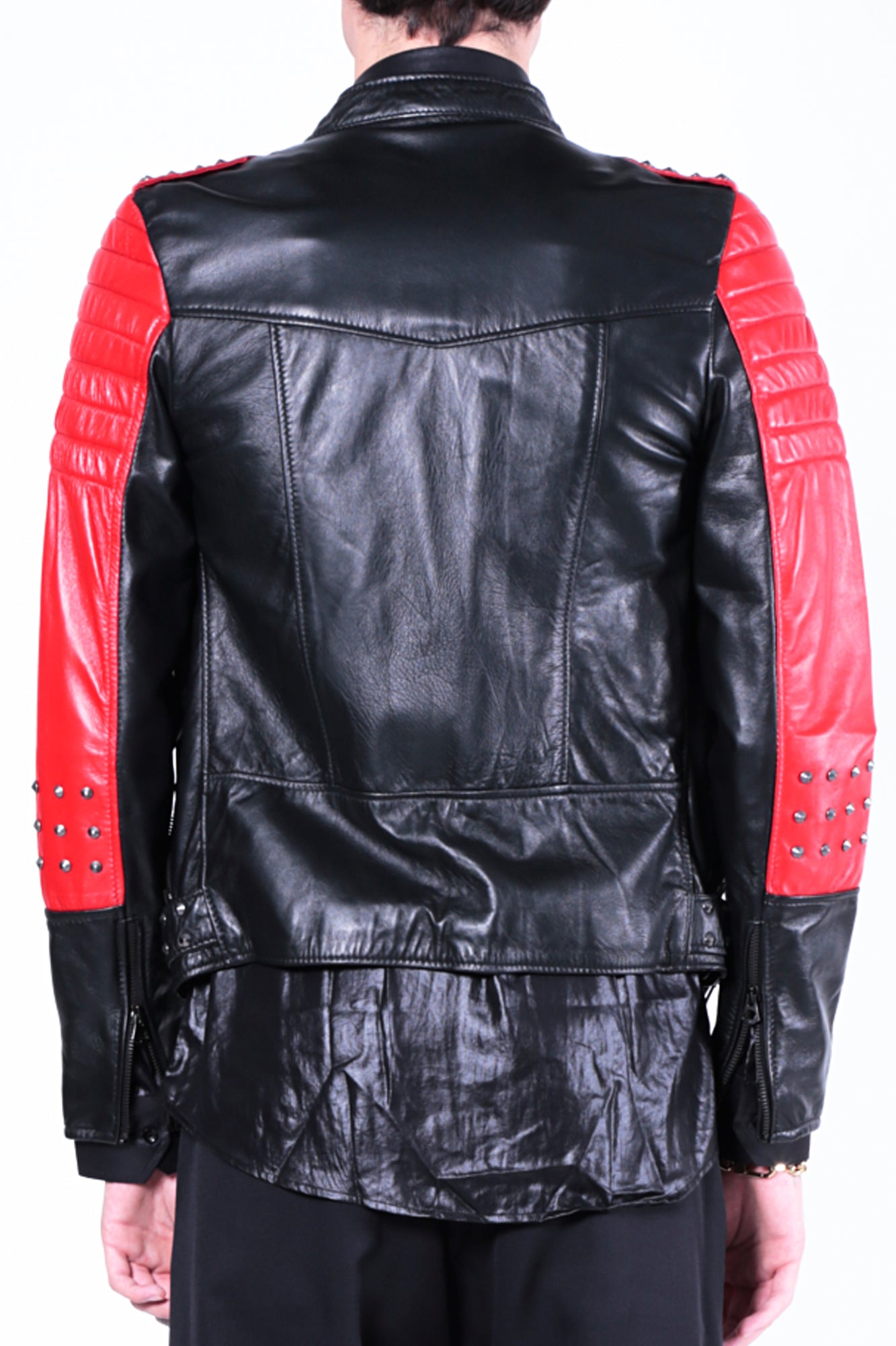 Chiodo BIRMINGHAM - Red/Black Studded