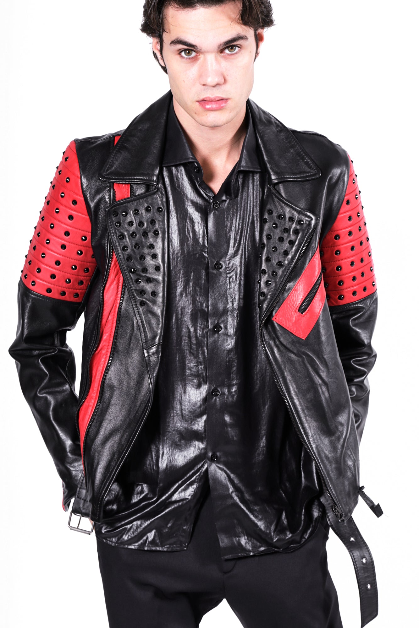 Chiodo HOLLYWOOD - Black/Red