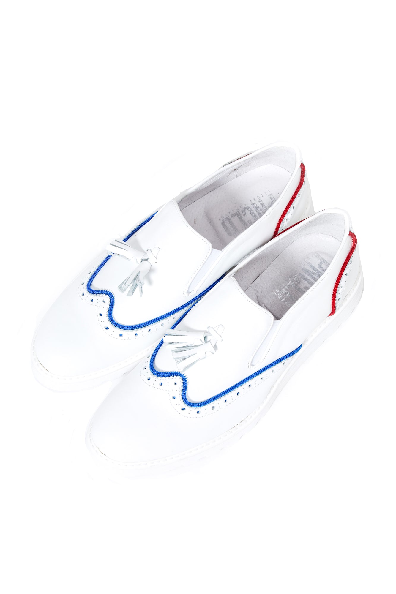 Scarpa BEATLES White - Red/Blue - pncldcouture