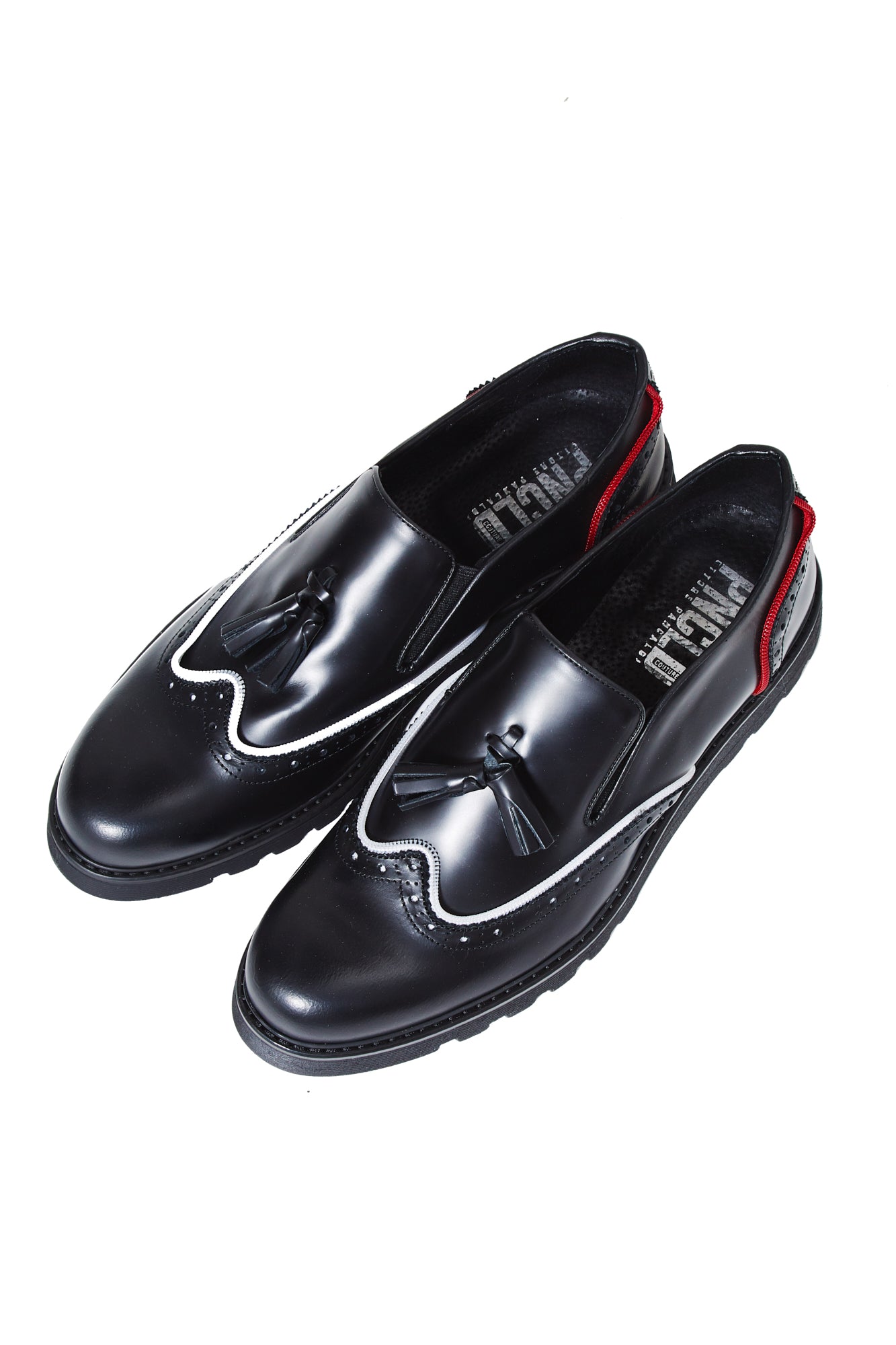 Scarpa BEATLES Black - Red/White - pncldcouture