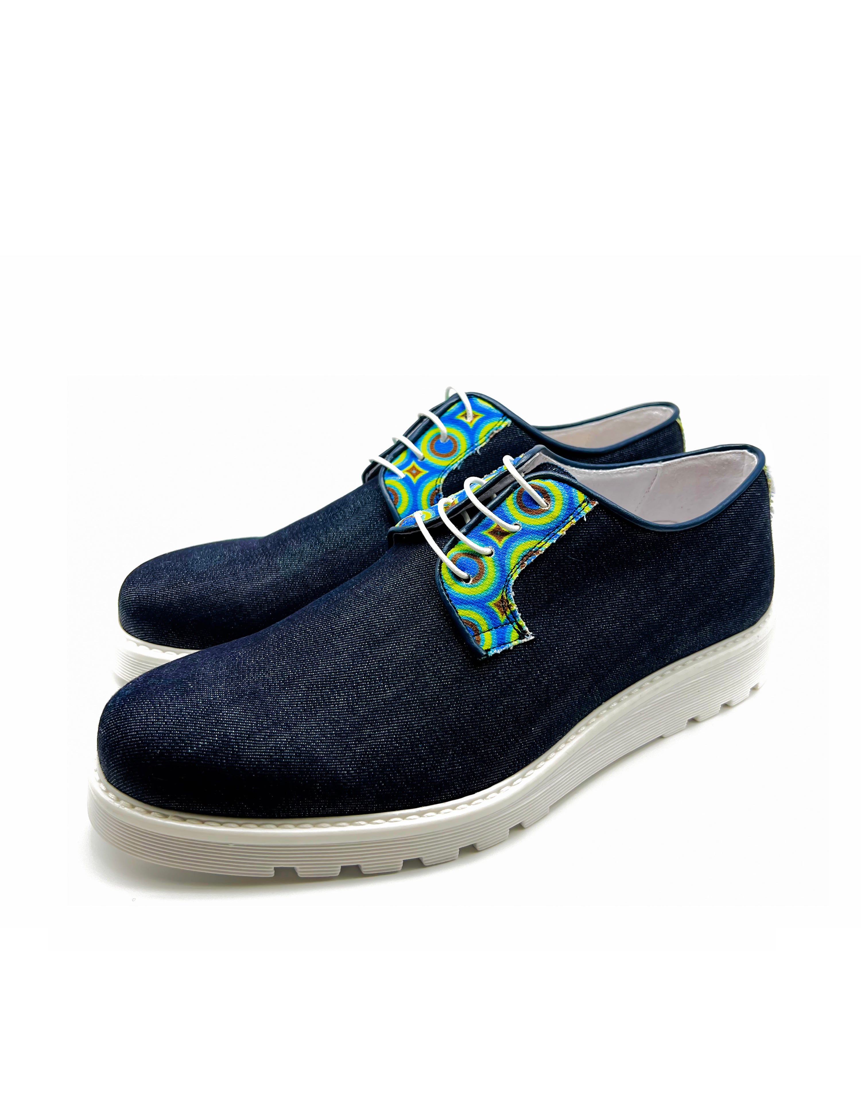 Zapato CREED - Jeans/Espiral Azul