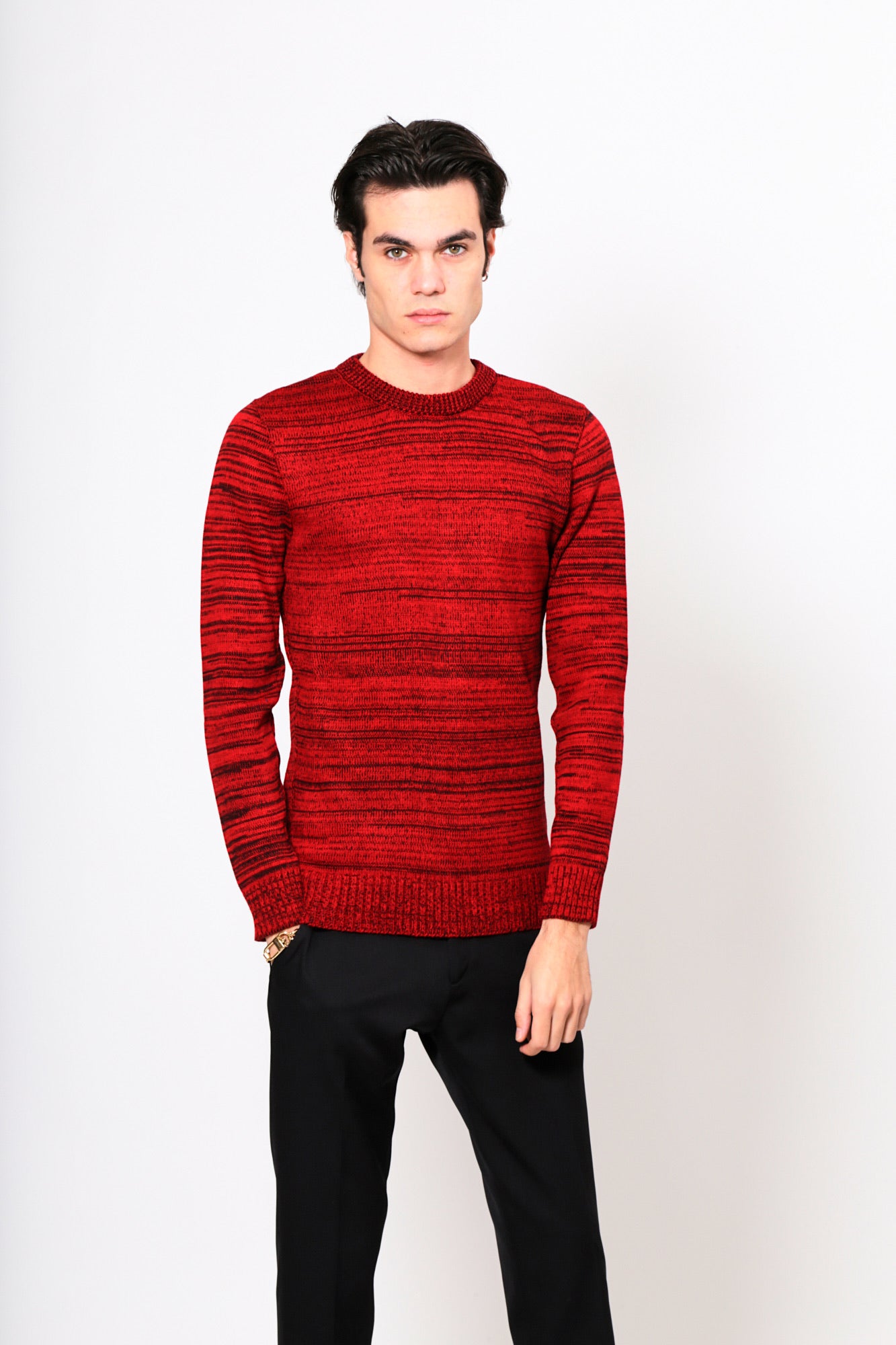 Maglione LENNON - Red/Black