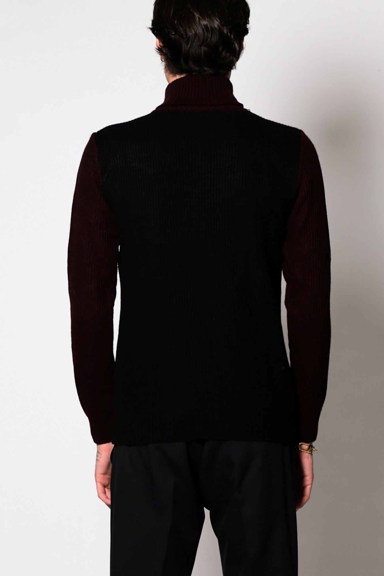 Maglione STREISAND - Bordeaux/Black