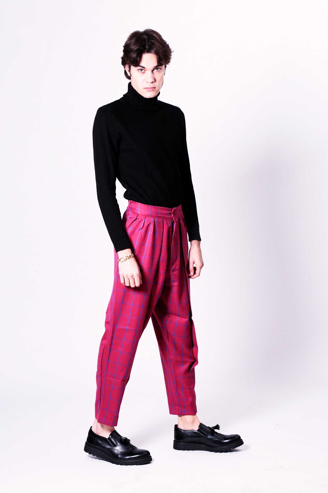 Pantalone SHAGGY - Magenta Square