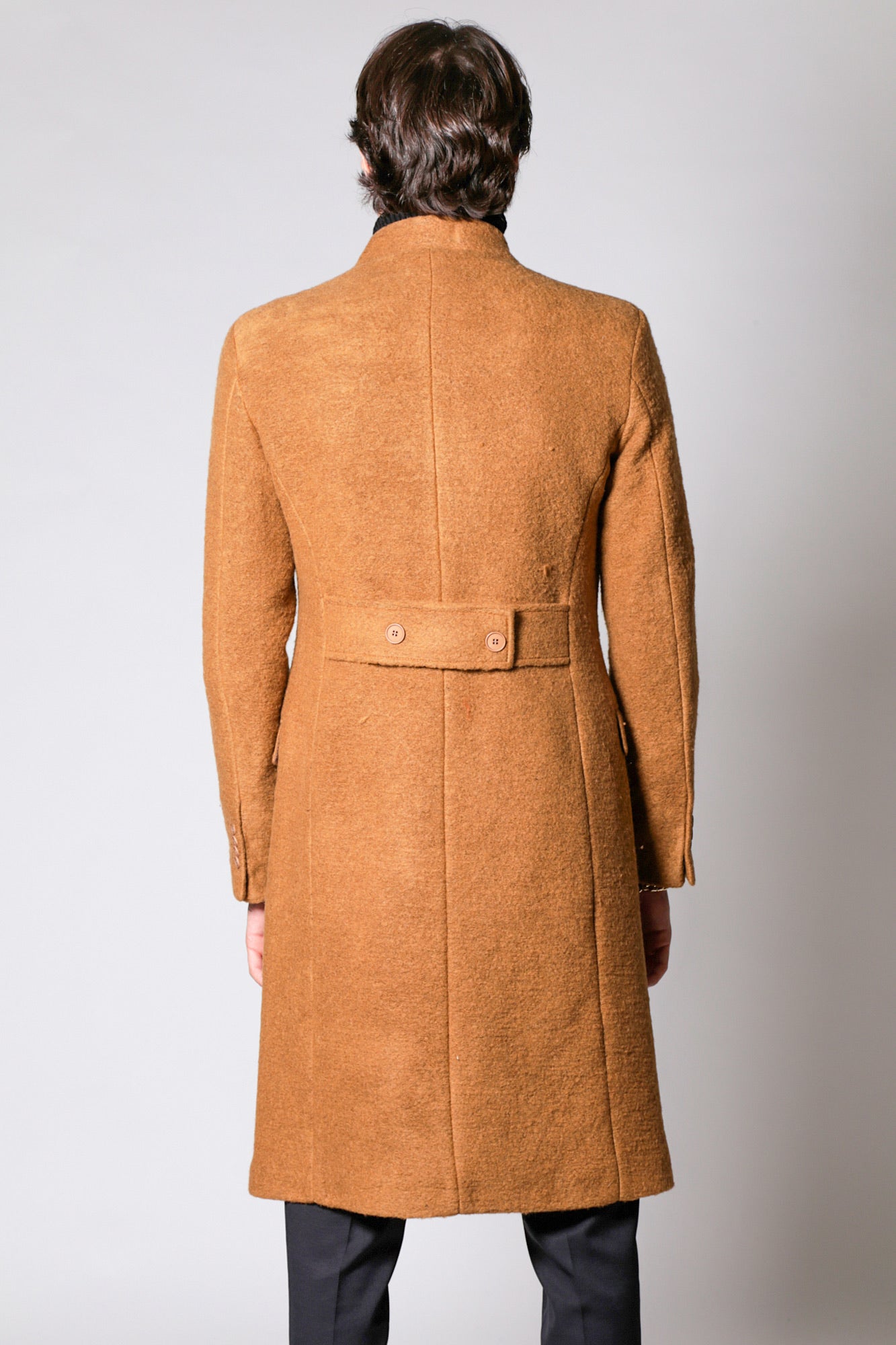 Cappotto CLOONEY - Beige Boiled Wool