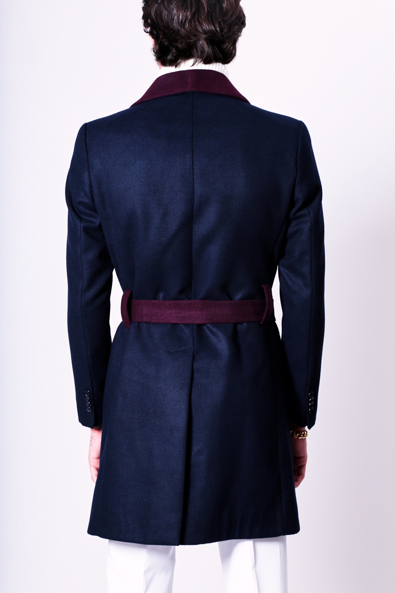 Manteau PITT - Bleu/Raisin