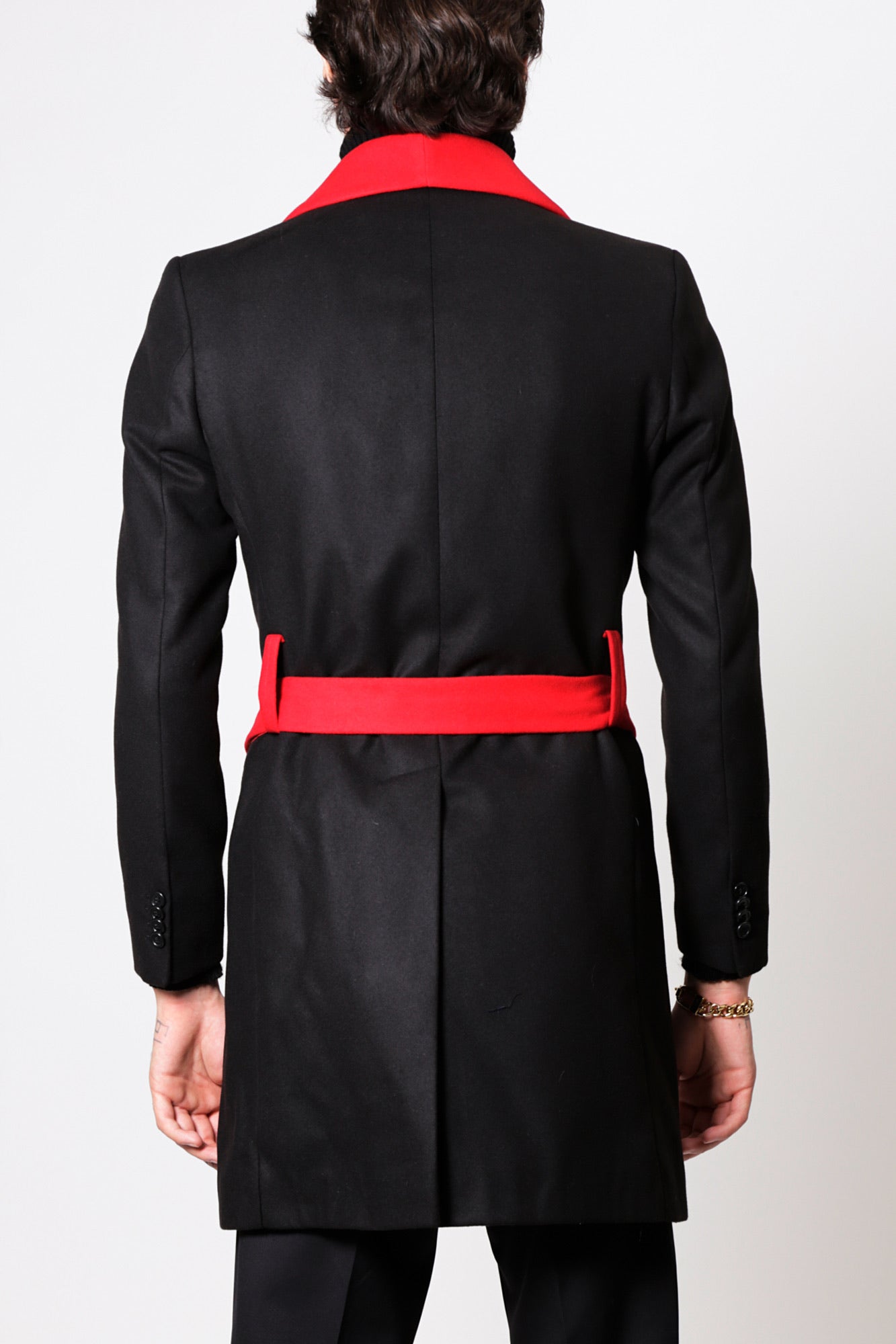 Cappotto PITT - Black/Red