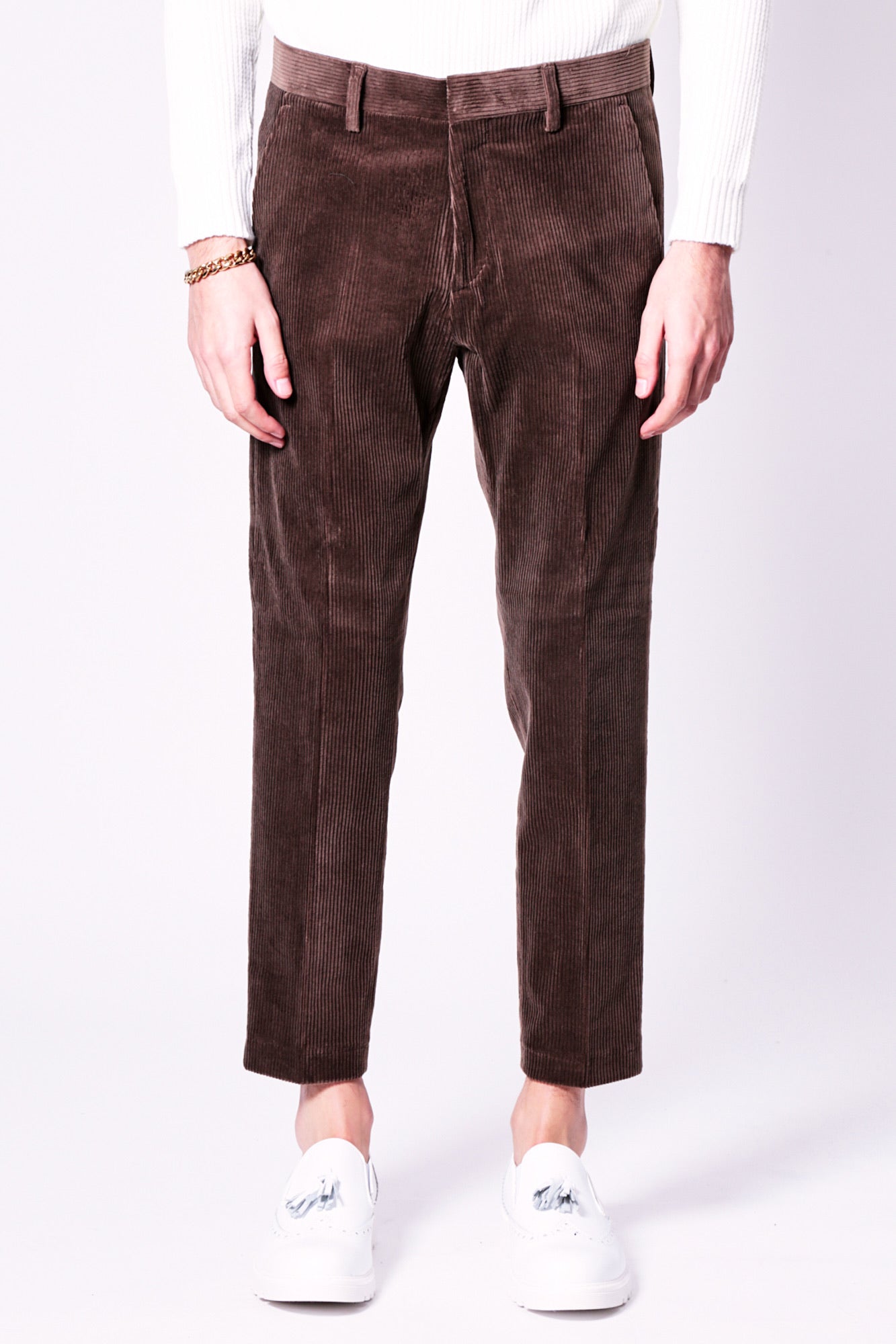 Pantalone POISON - Brown Velvet