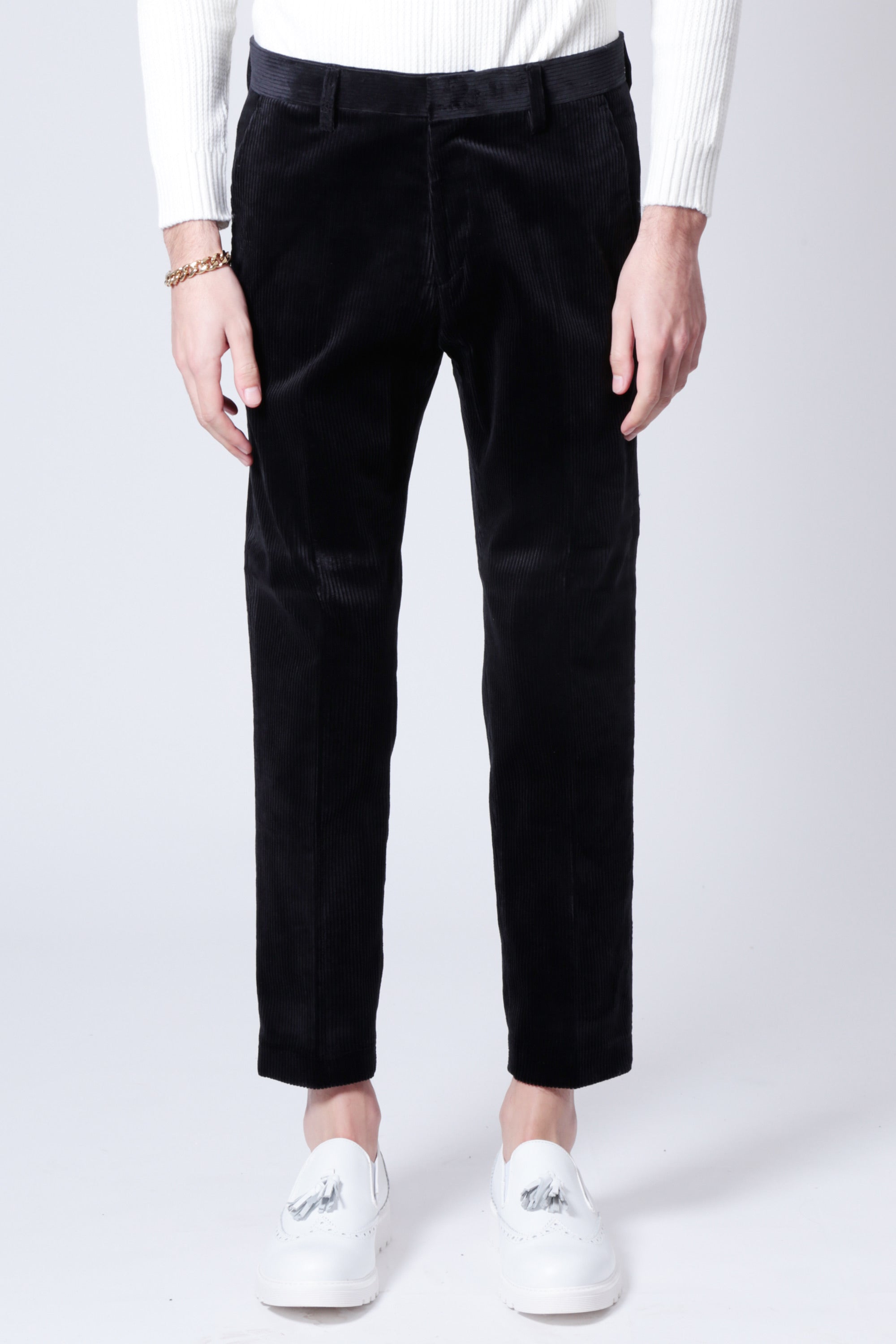 Pantalon POISON - Velours Noir