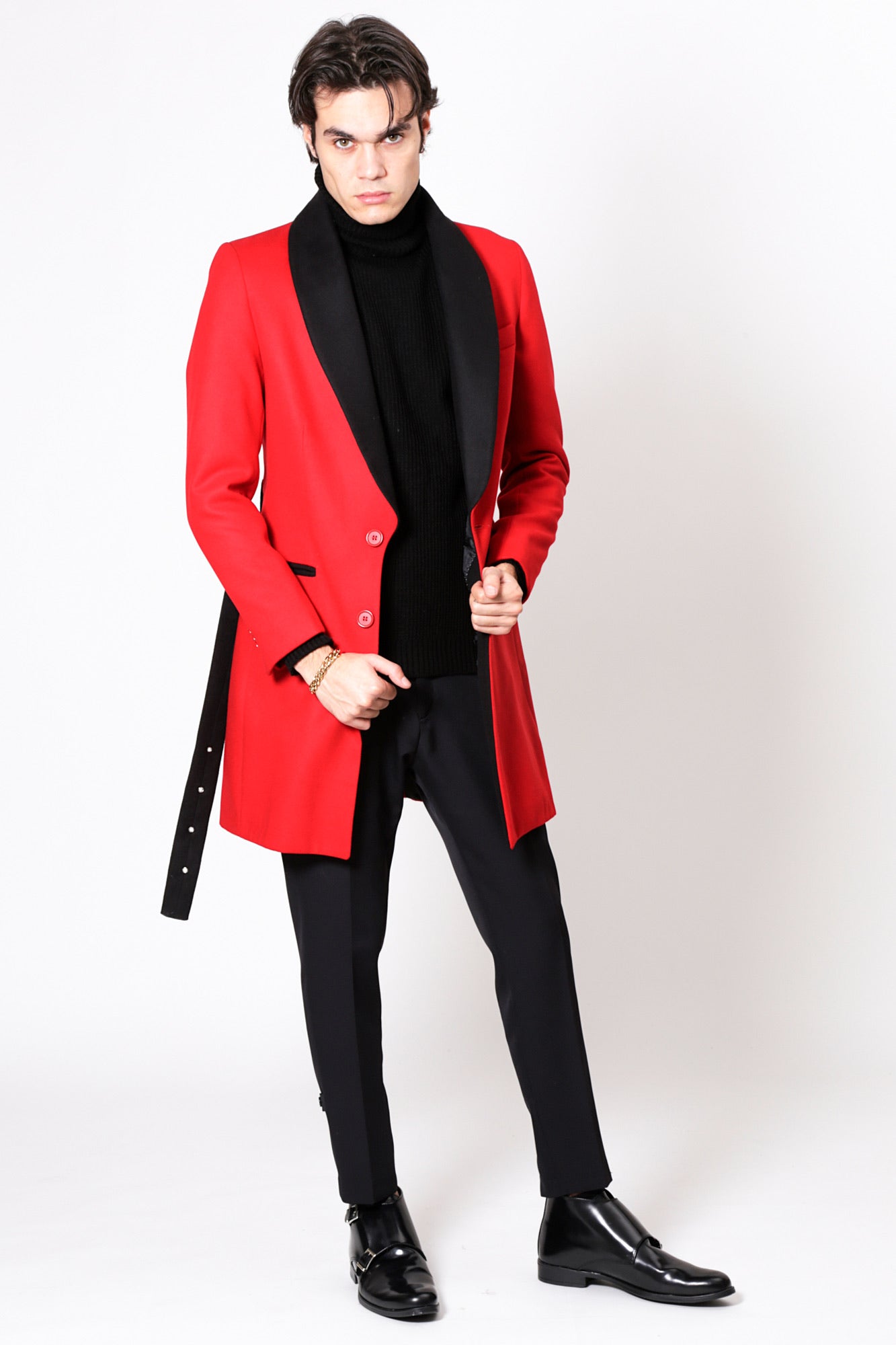 Cappotto PITT - Red/Black