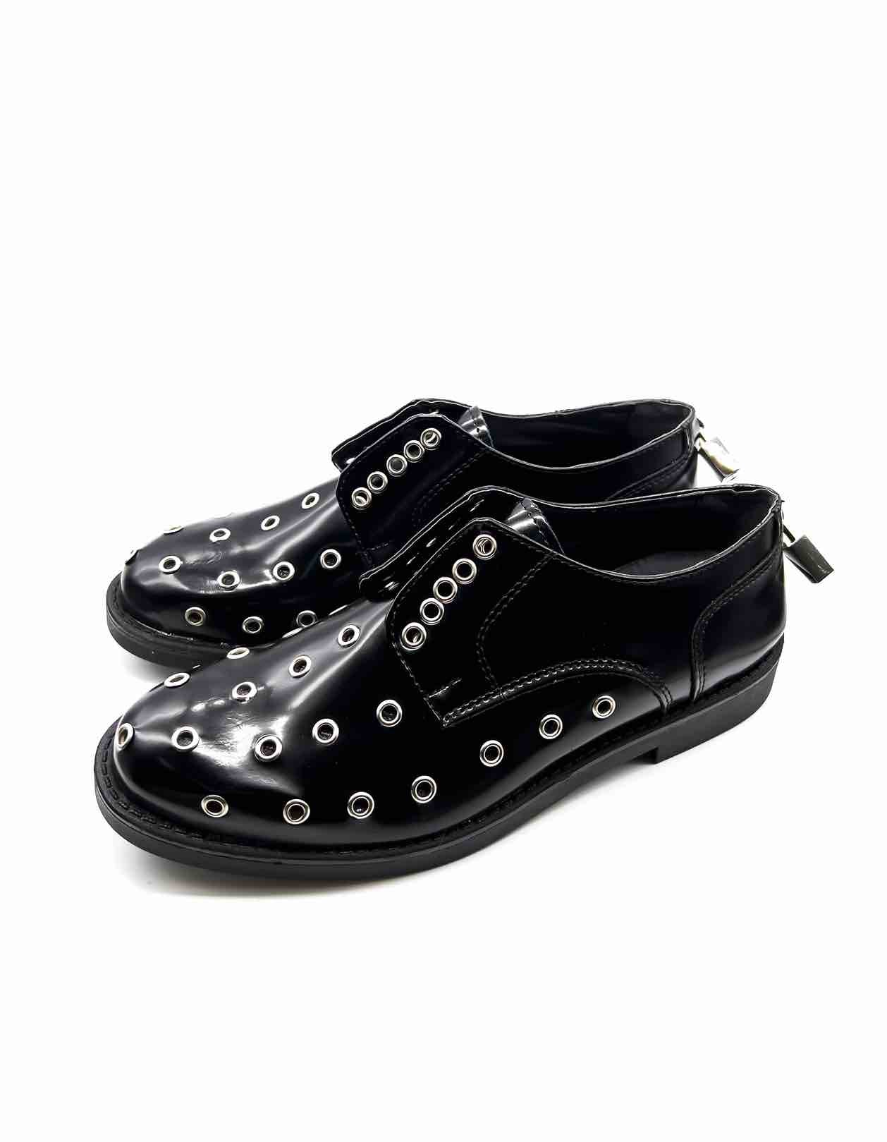 Zapato PHARRELL - Locke &amp; Key Negro/Plata