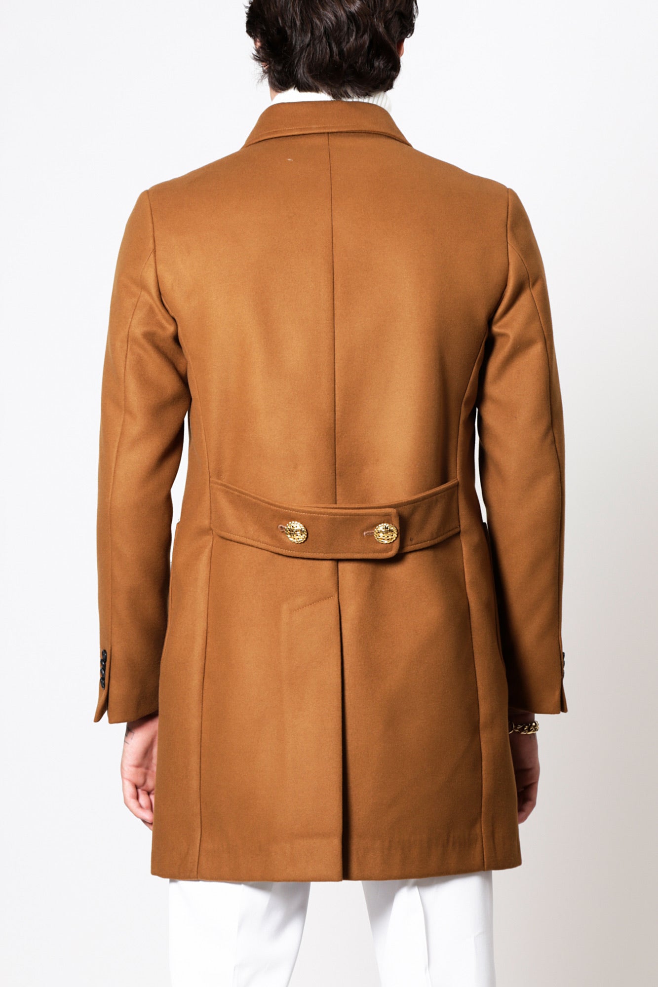 Cappotto DEEP - Beige/Gold Buttons