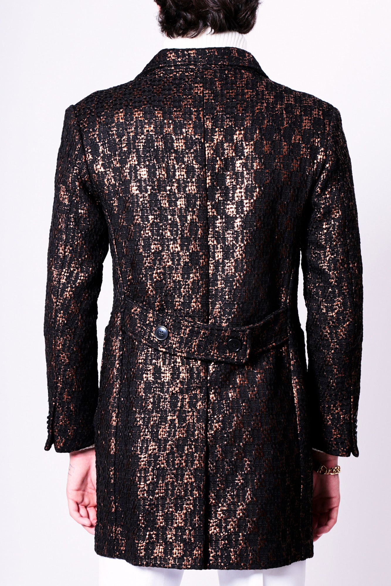 Cappotto DEEP - Black Square Gold Line