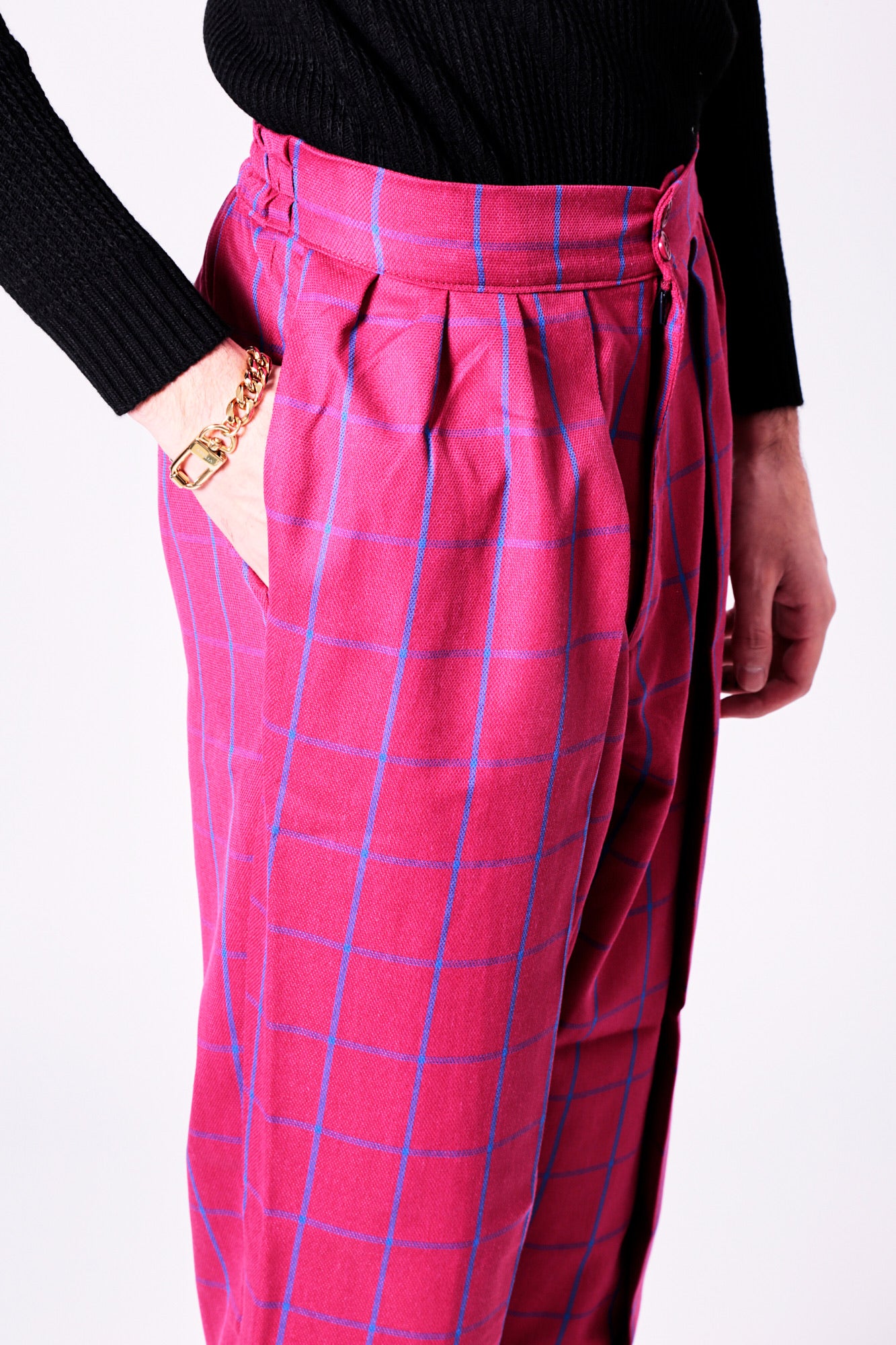 Pantalone SHAGGY - Magenta Square