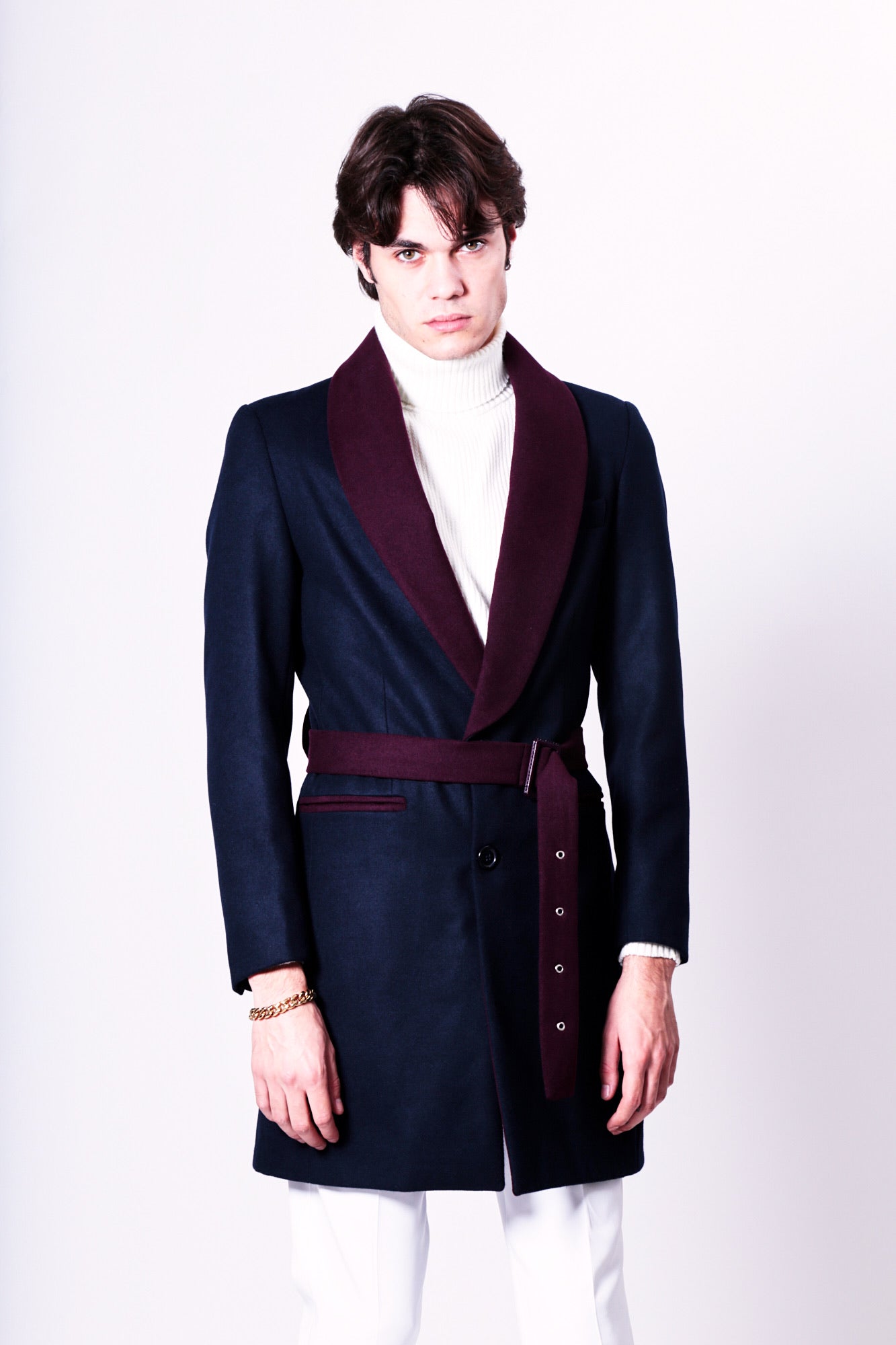 Cappotto PITT - Blue/Grape