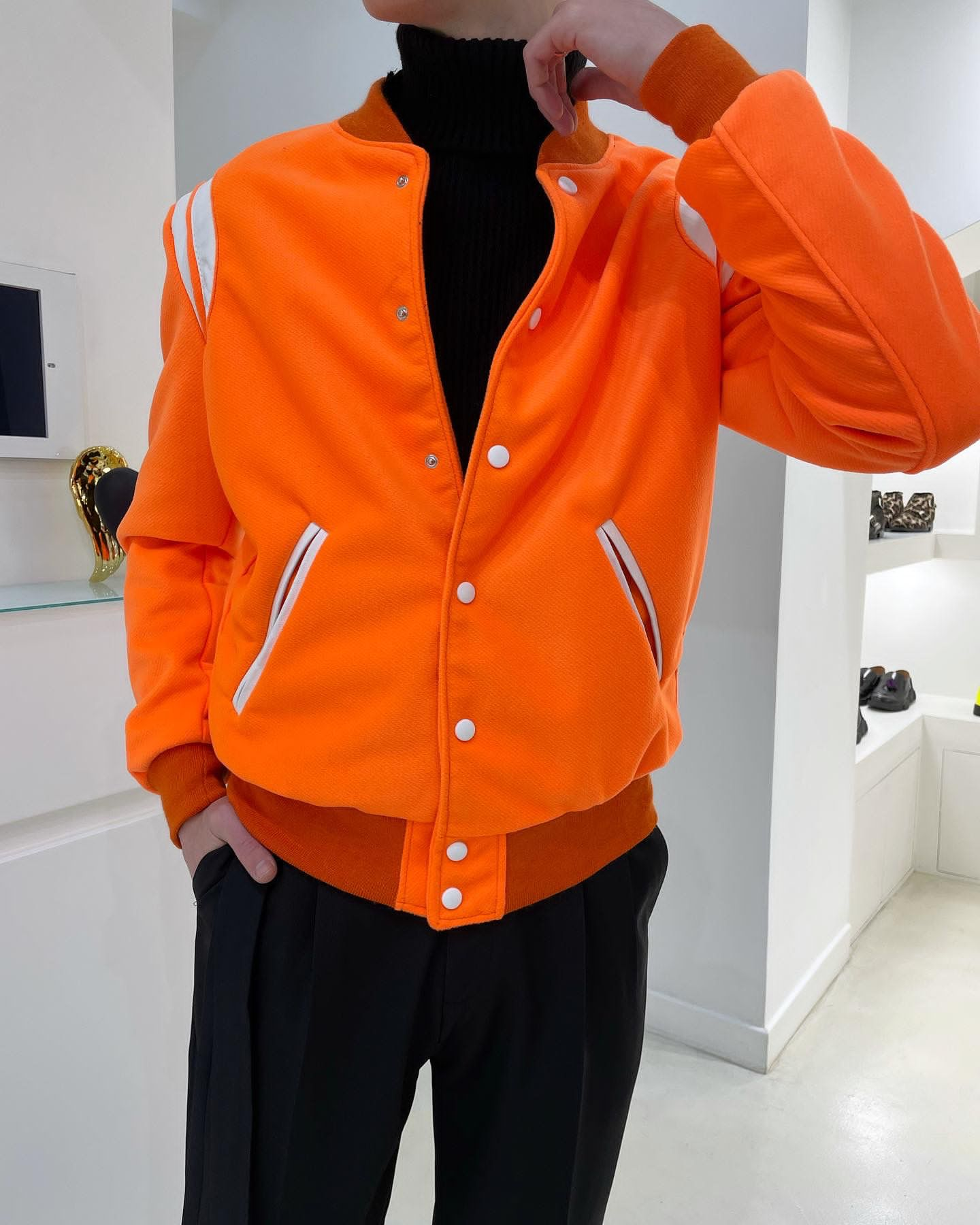 Bomber BARCELLONA - Orange Fluo