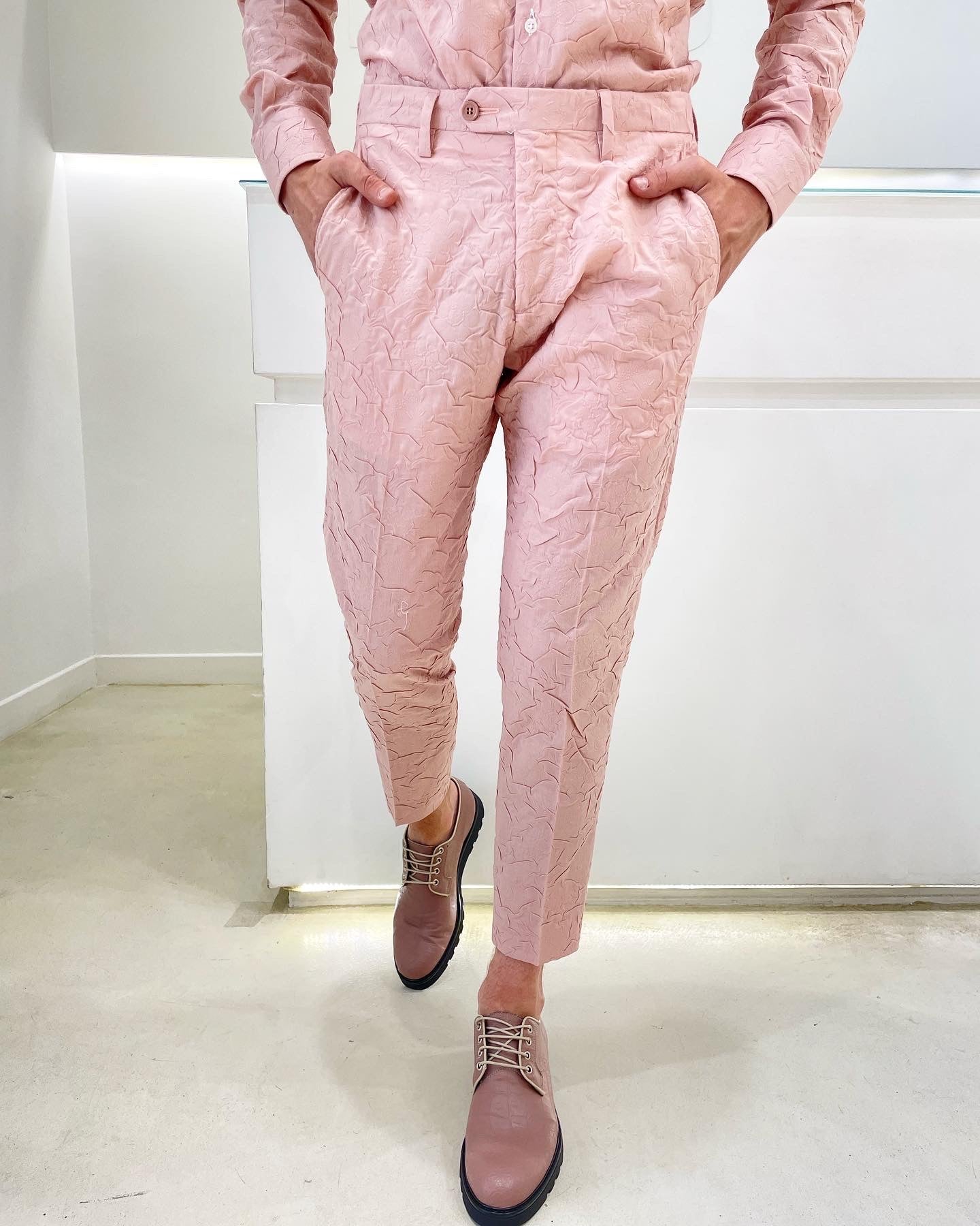 Pantalone TIMBERLAKE - Pink Crumpled