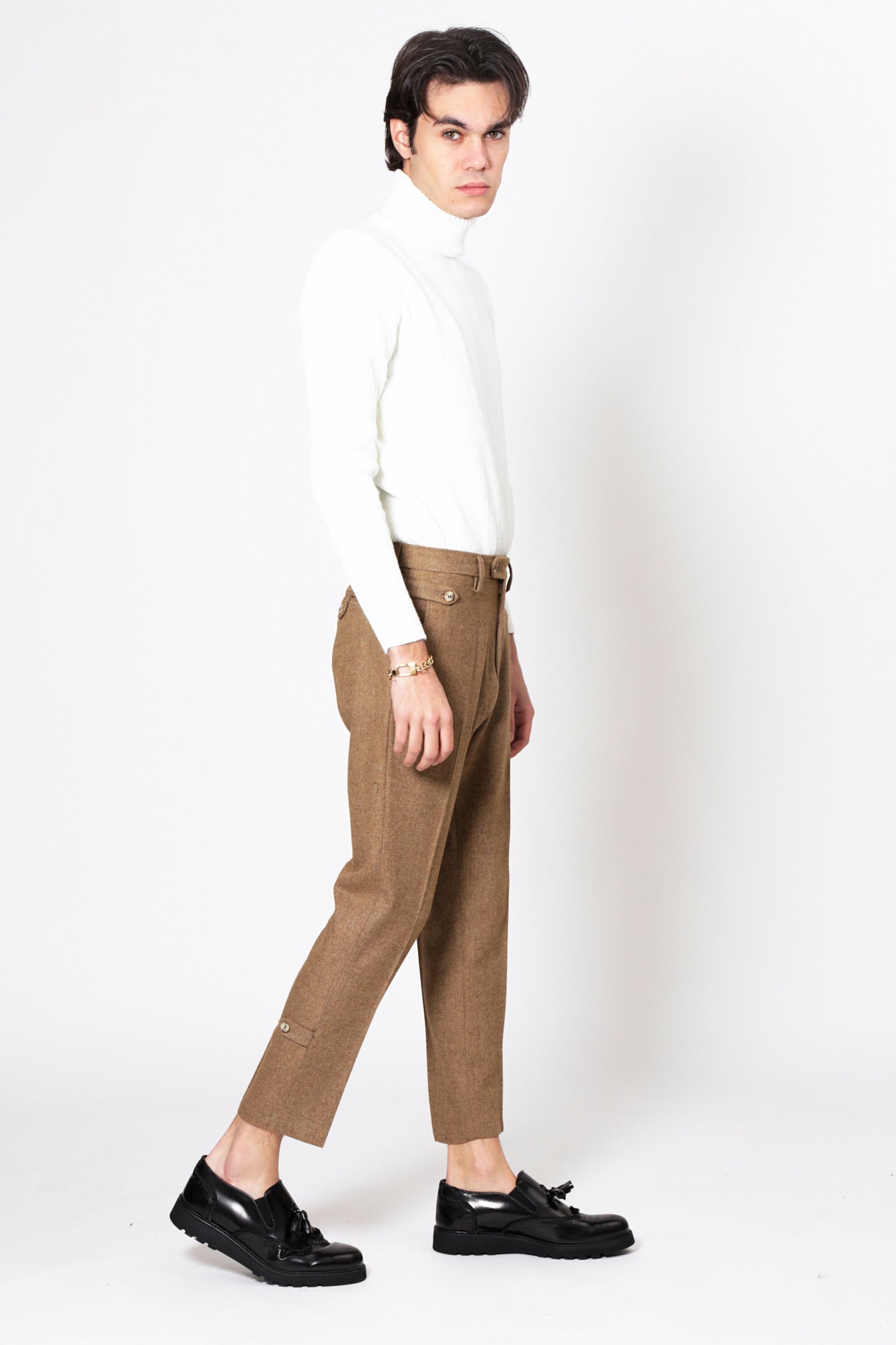 Pantalon HANCOCK - Laine Beige