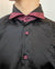 Chemise WONDER - Noir/Bordeaux Chant