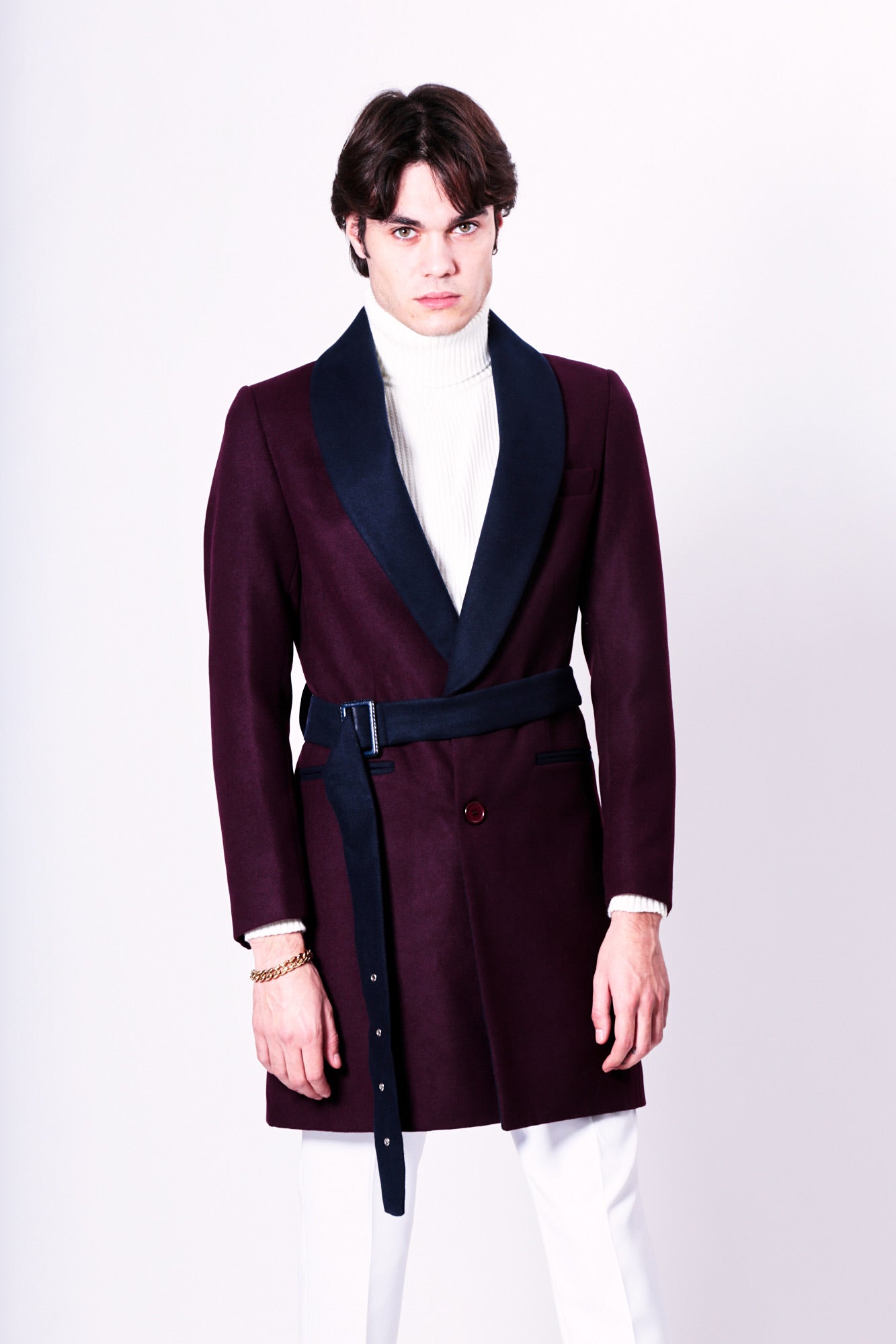 Cappotto PITT - Grape/Blue